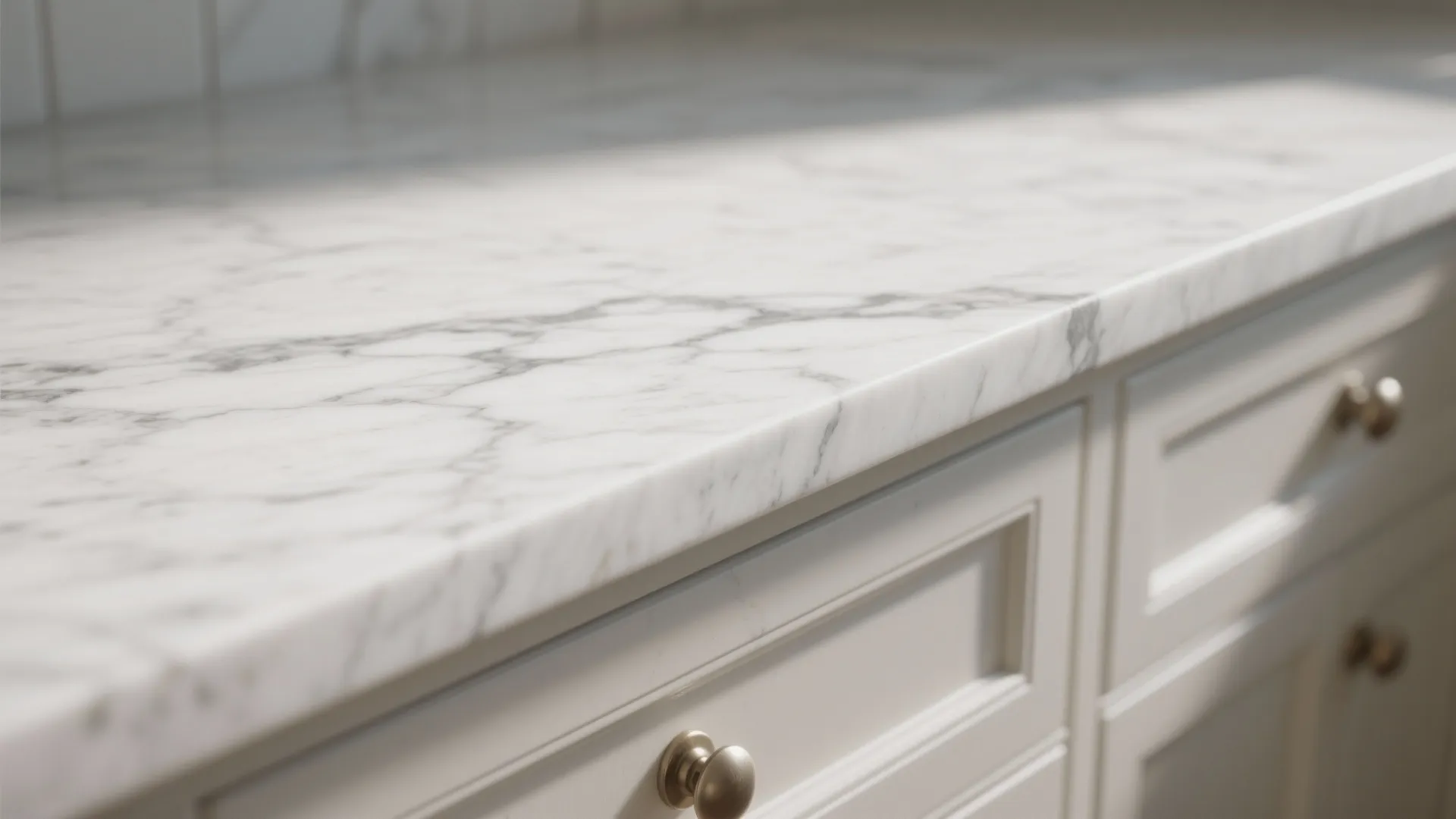 1. Carrara Marble (or Calacatta look-alikes)