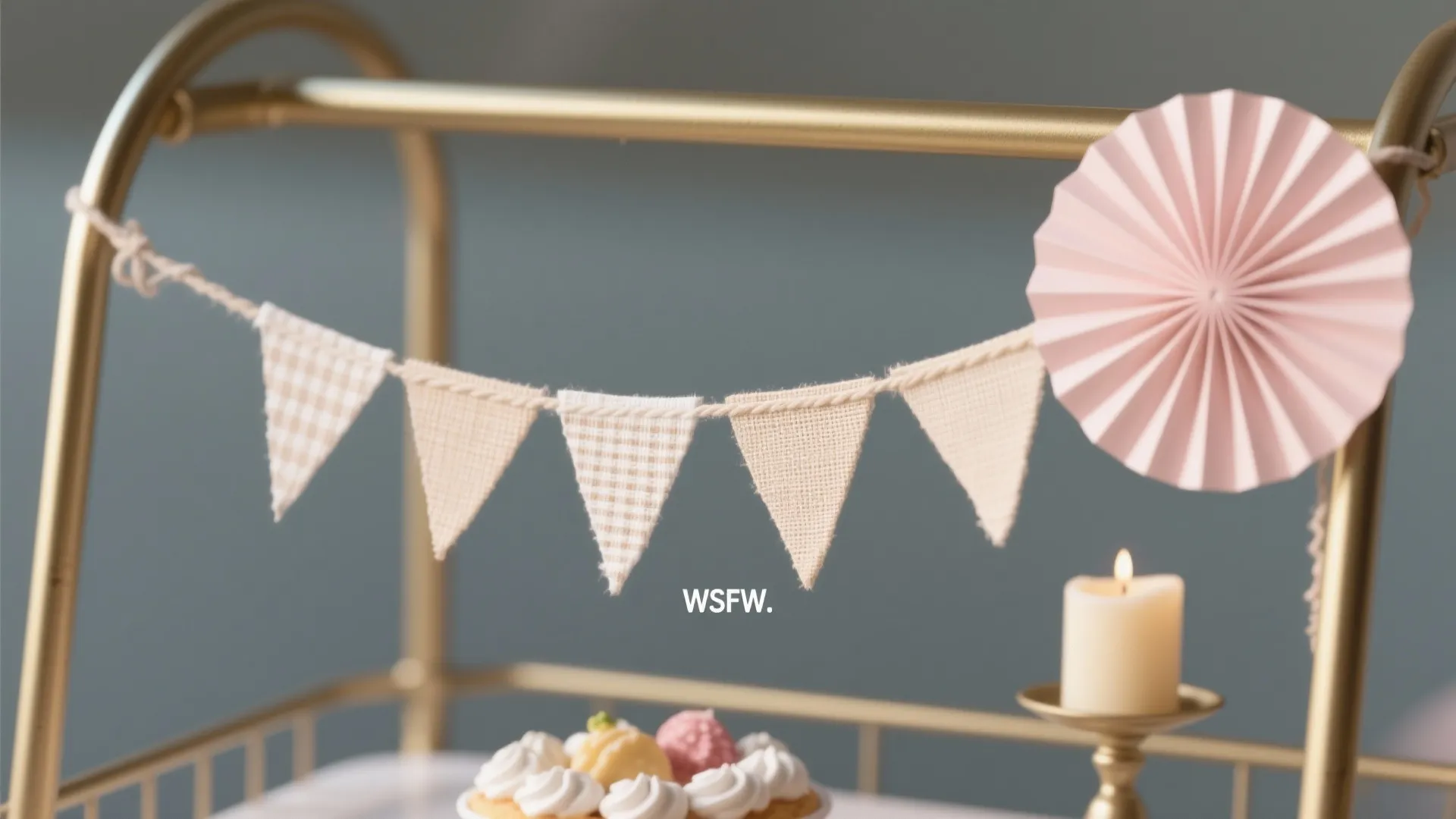 Photo-Ready Dessert Cart + Mini Banner