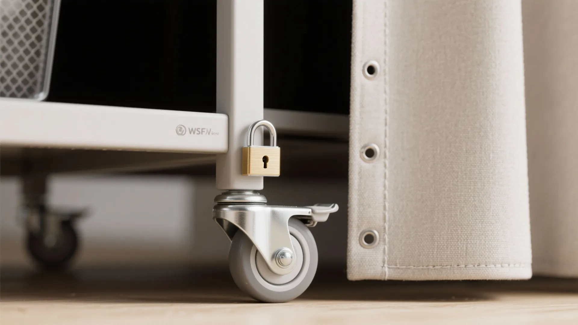 Slim rolling carts and behind-the-door pockets