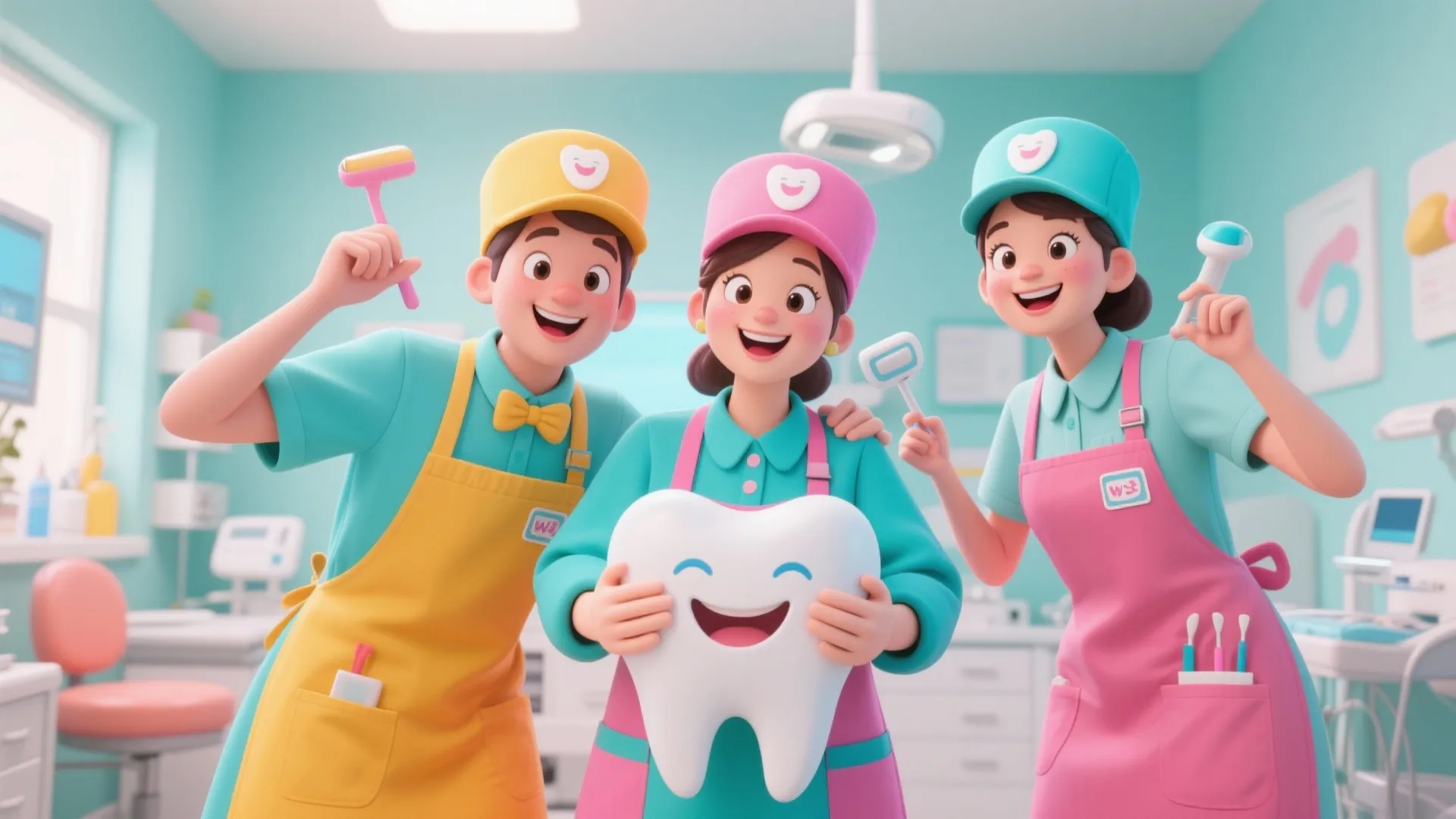 3. Cartoon Dentist Characters