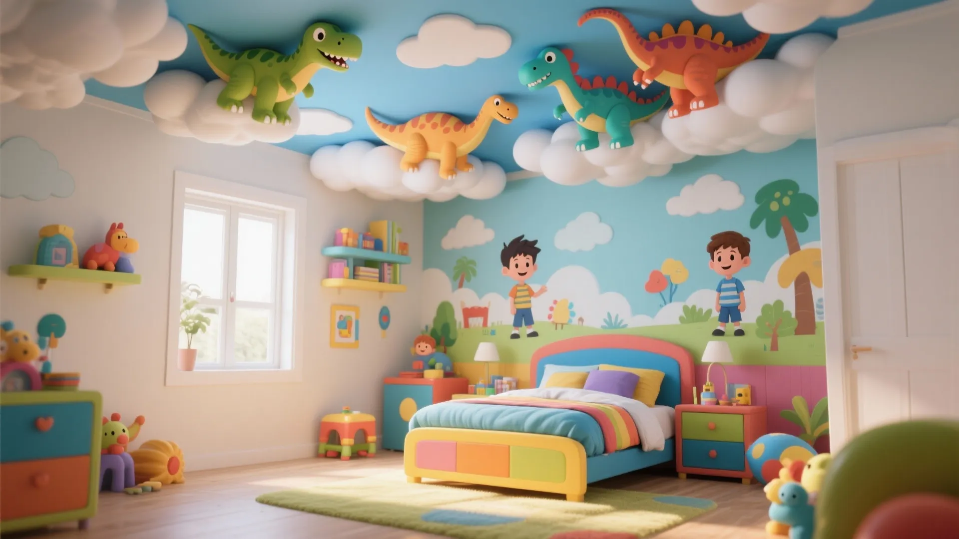 Themed Cartoon Pop Ceiling