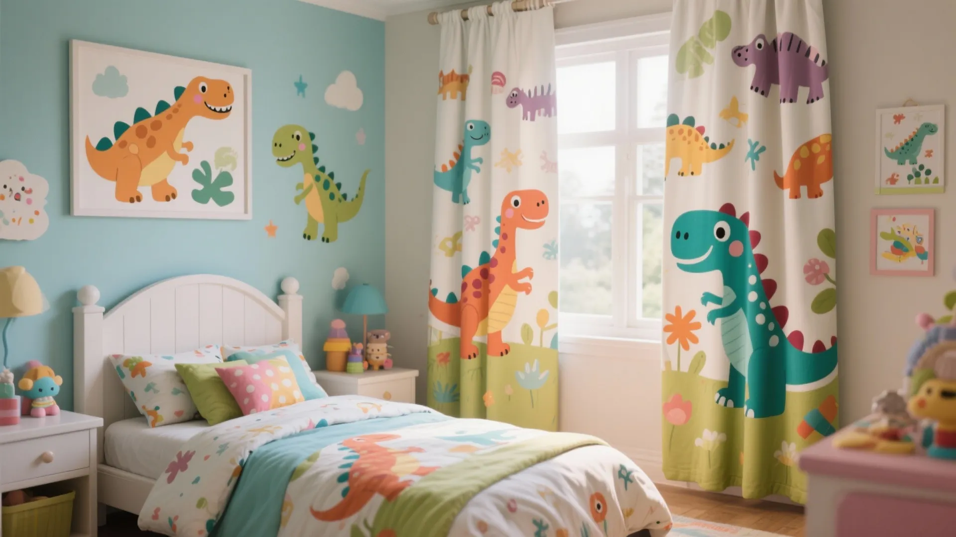 Themed Cartoon Curtains