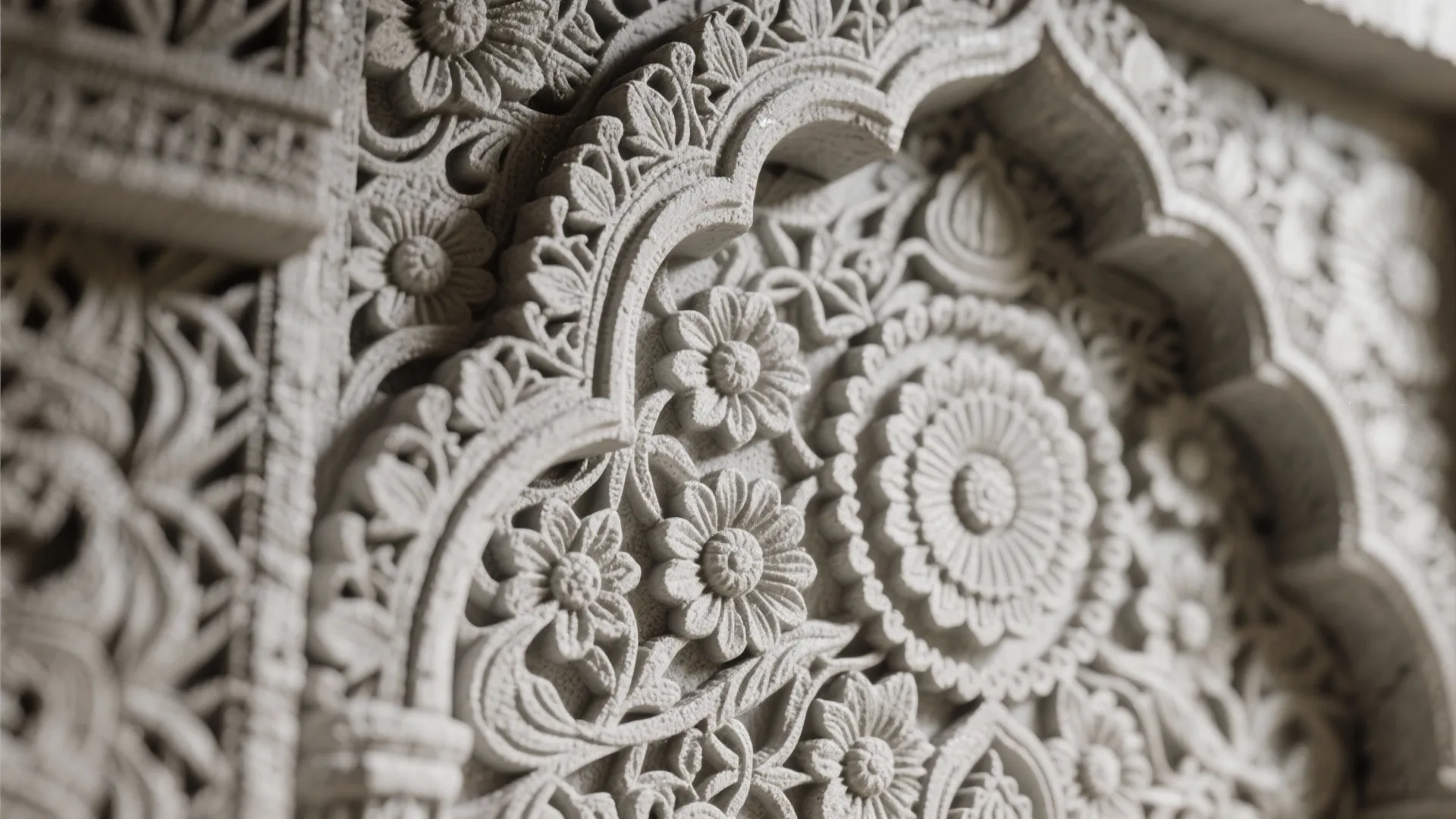 Tip 2: Carved Cement Back Panel