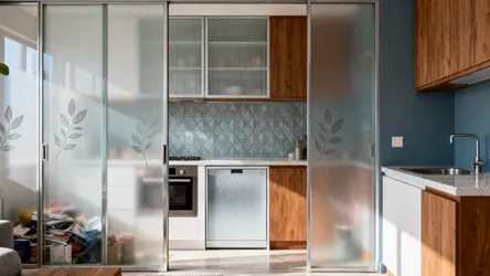 Carving Design on Glass for Kitchen: 5 Ideas