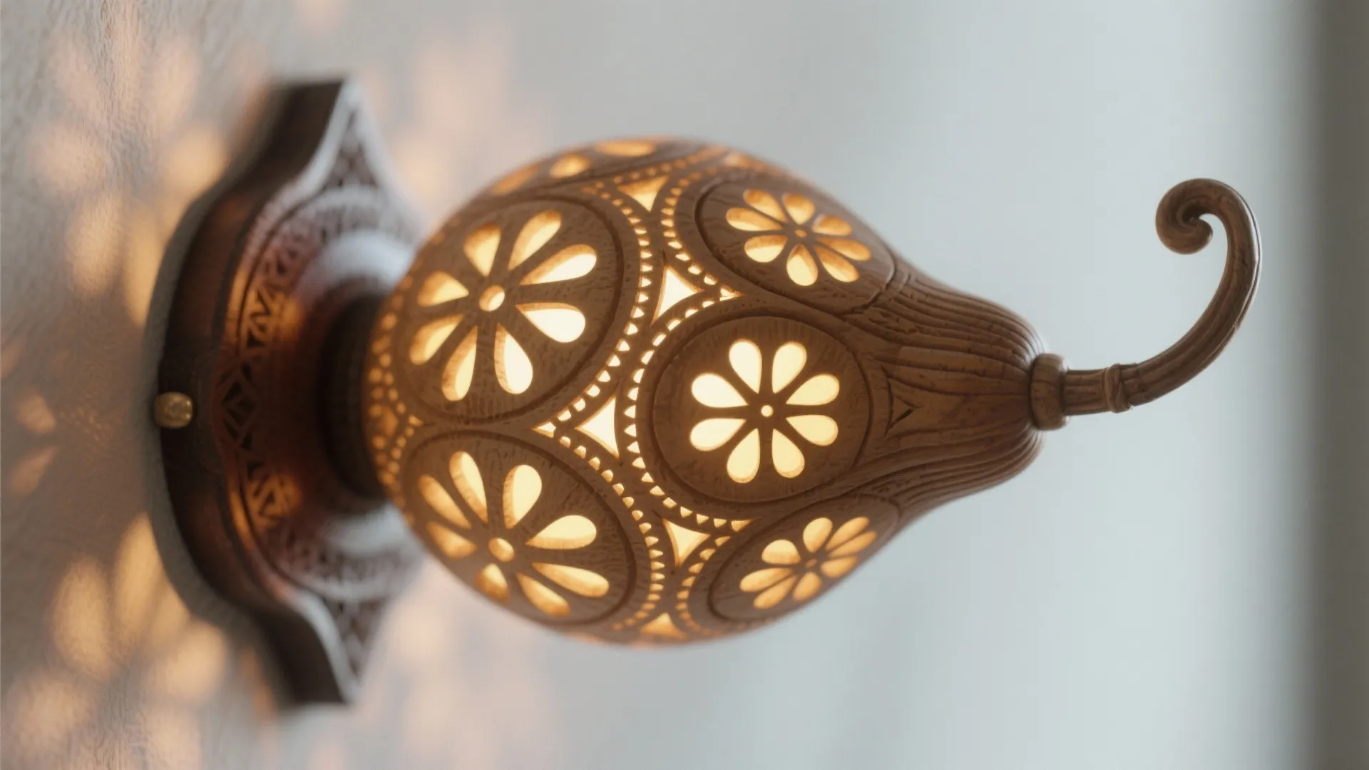 Statement Carved Shades as Functional Art