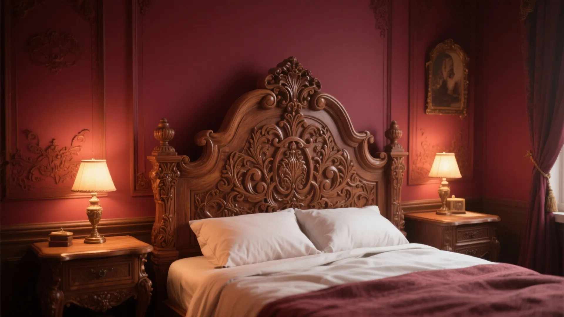 3. Ornate Headboards