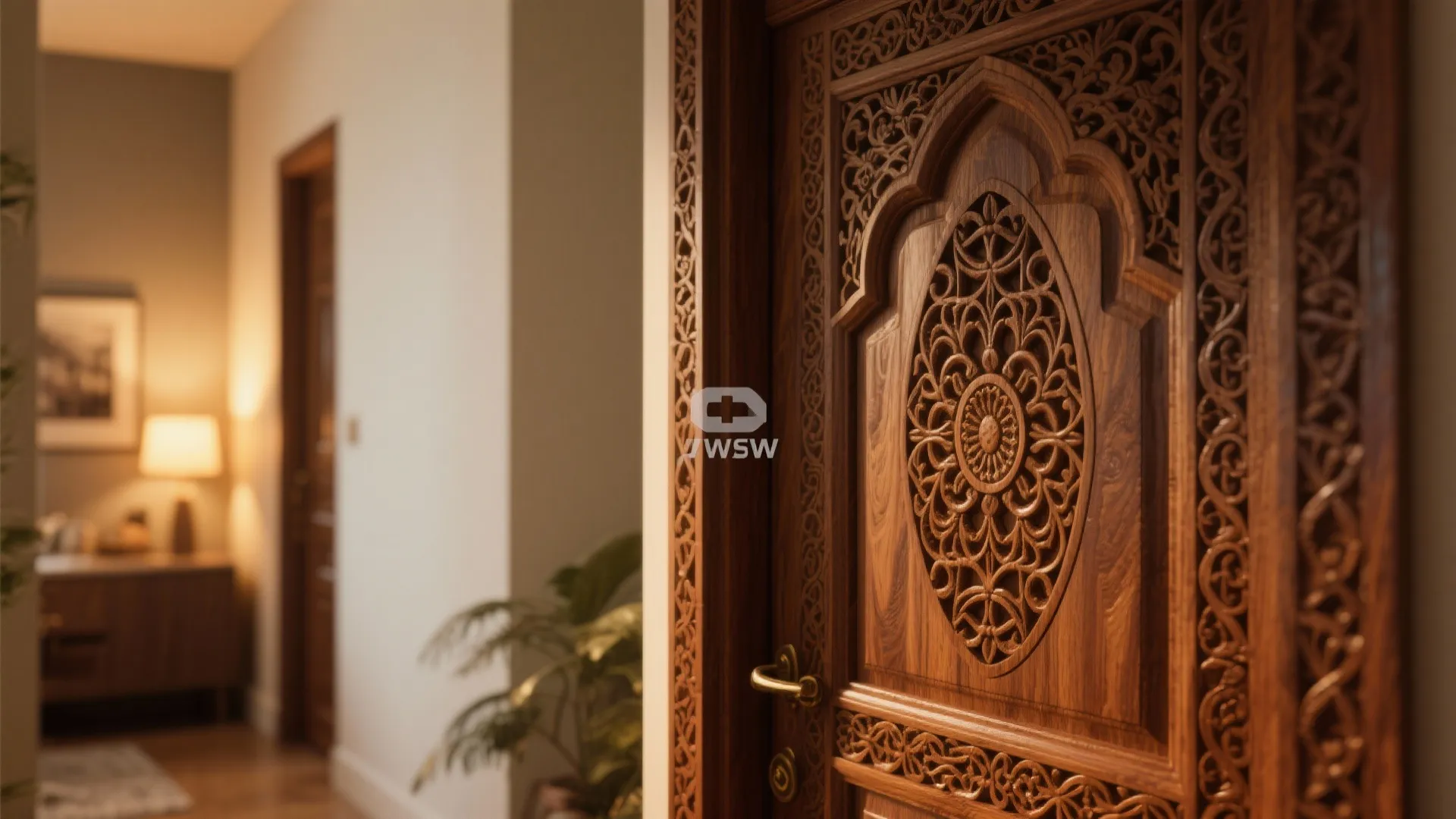 Intricate Carved Wooden Doors