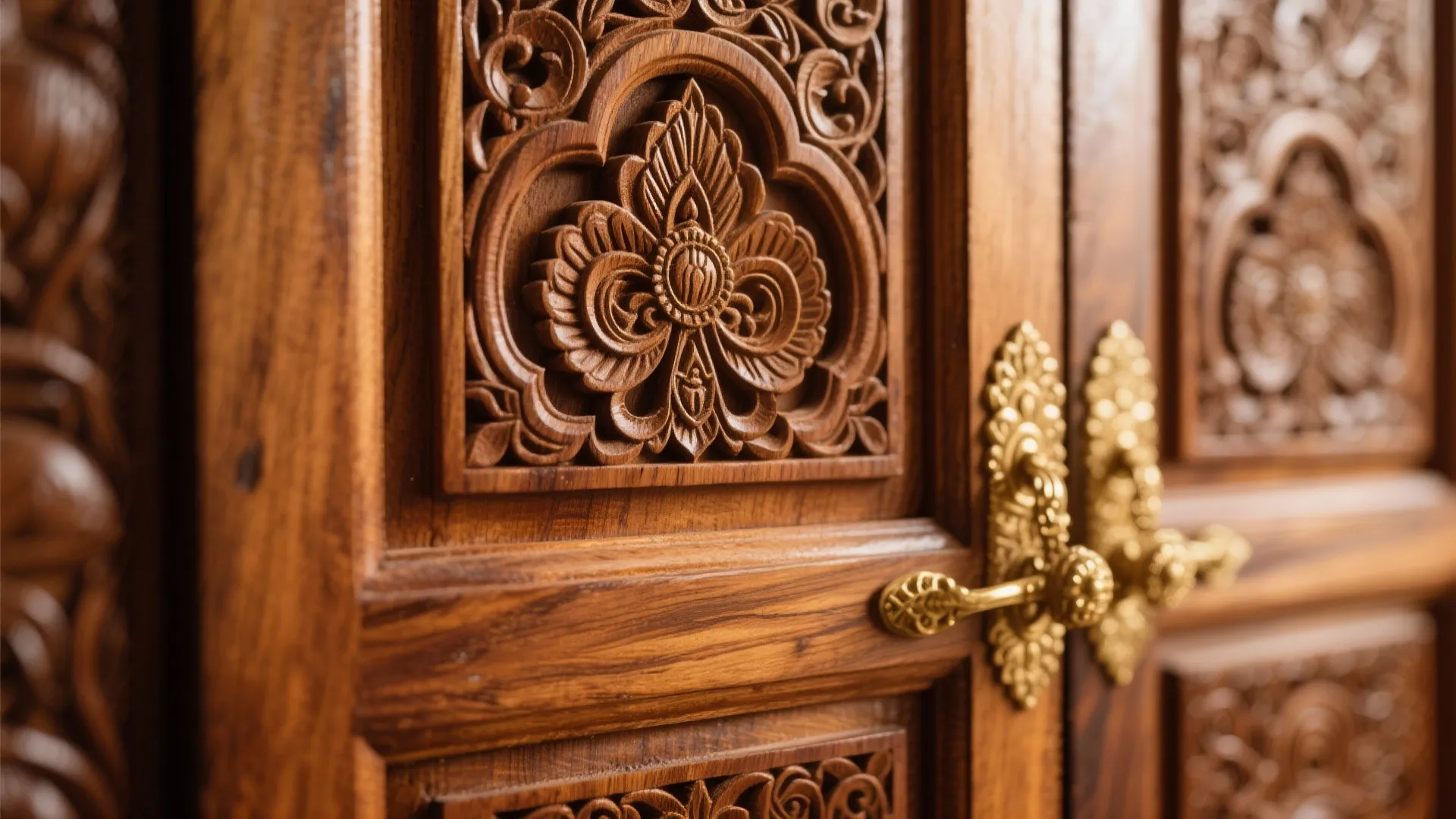Carved Teak Panels