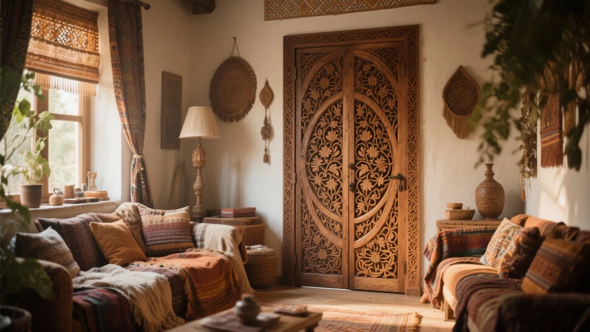 9. Carved Wooden Doors with Intricate Detail