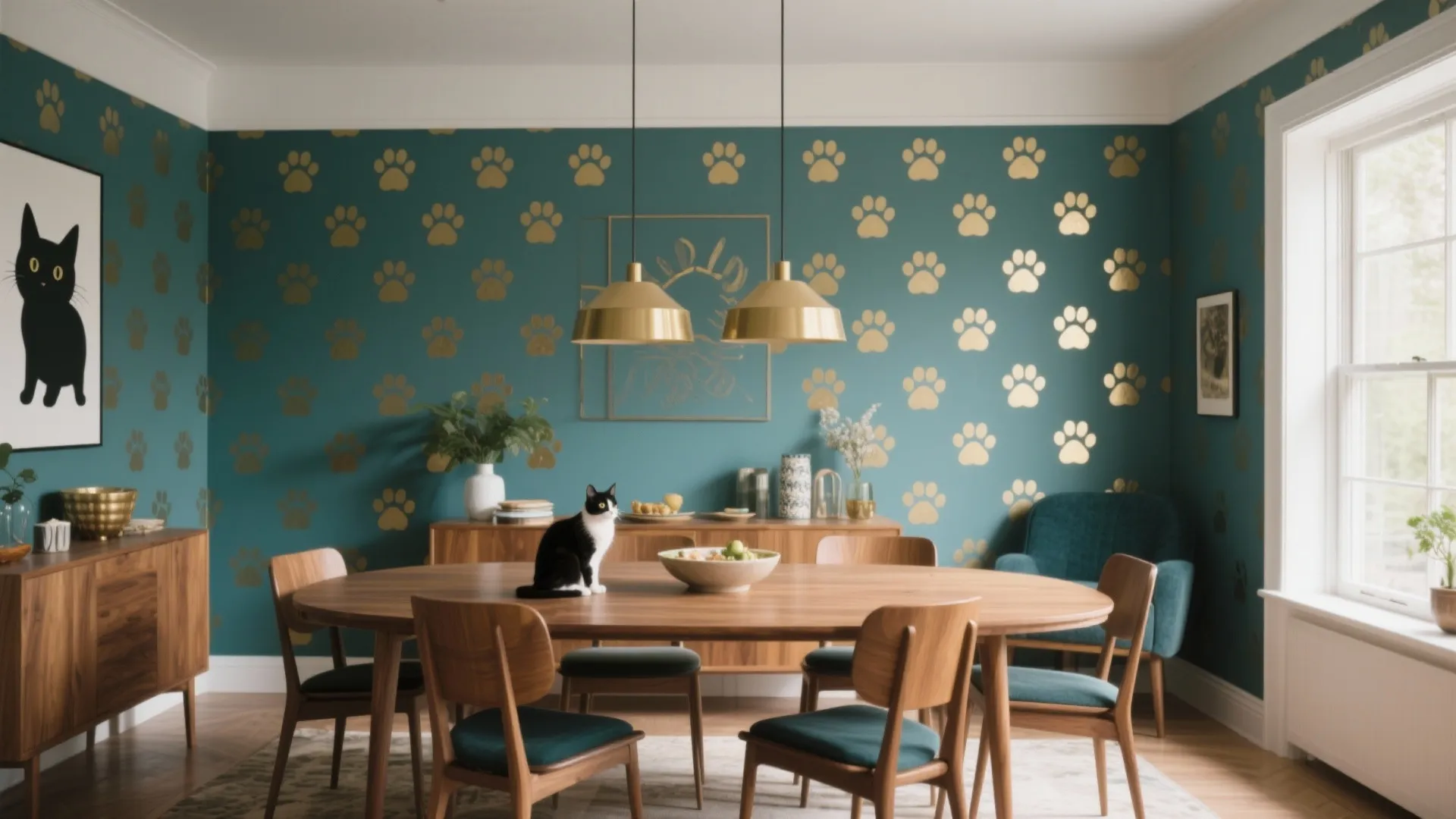 10 Creative Dining Room Wallpaper Ideas
