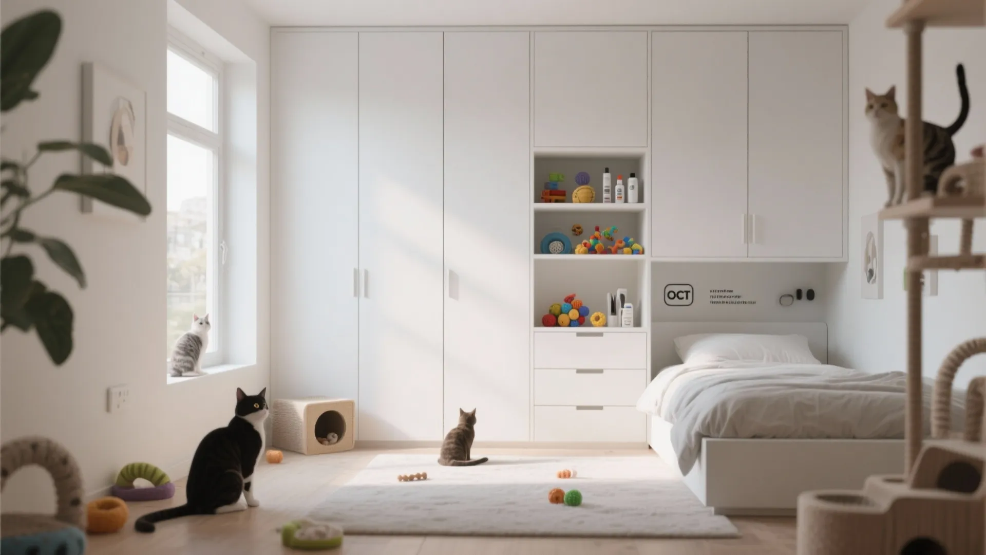 3. Integrated Cat Closet