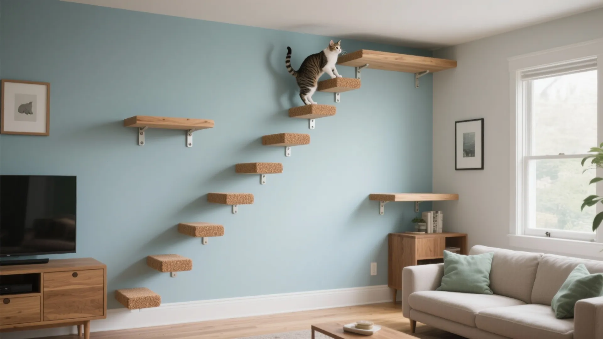 DIY Cat Stairs on Wall: Step-by-Step Beginner’s Guide: 1 Minute to Wall-Mounted Cat Stairs—Maximize Your Cat’s Playground Fast!
