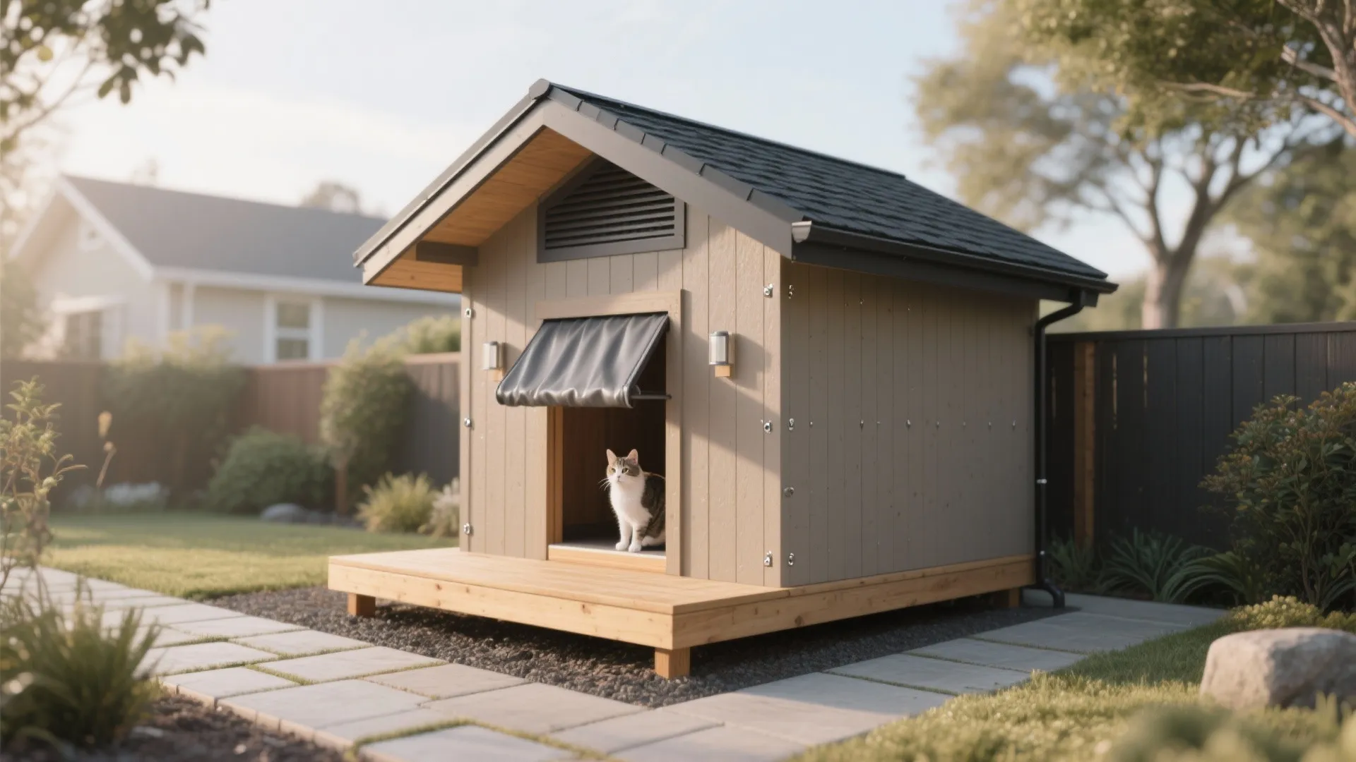 Weatherproof DIY Outdoor Cat House: A Complete Guide: 1 Minute to Build a Cozy Cat Shelter—Keep Your Feline Warm and Dry Today