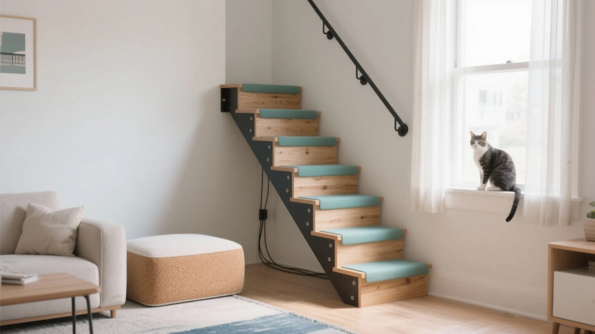 Cat Wall Stairs DIY: Step-by-Step Guide for Space-Savvy Homes