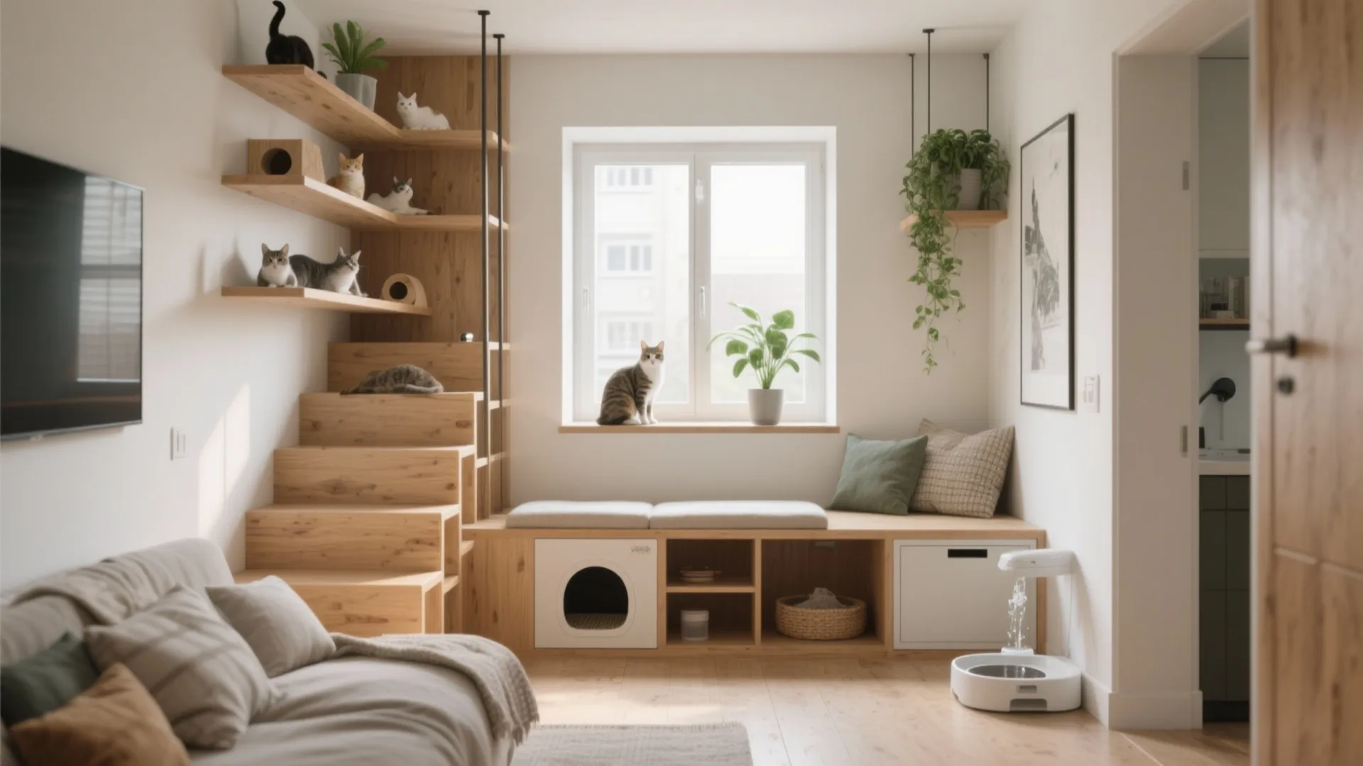 Cats in Small Spaces — 5 Design Ideas: Practical, playful solutions to make tiny homes happier for you and your cat
