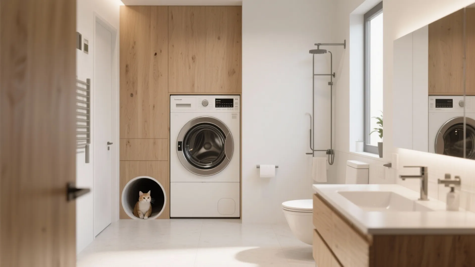 8. Cat Tunnel Between Rooms