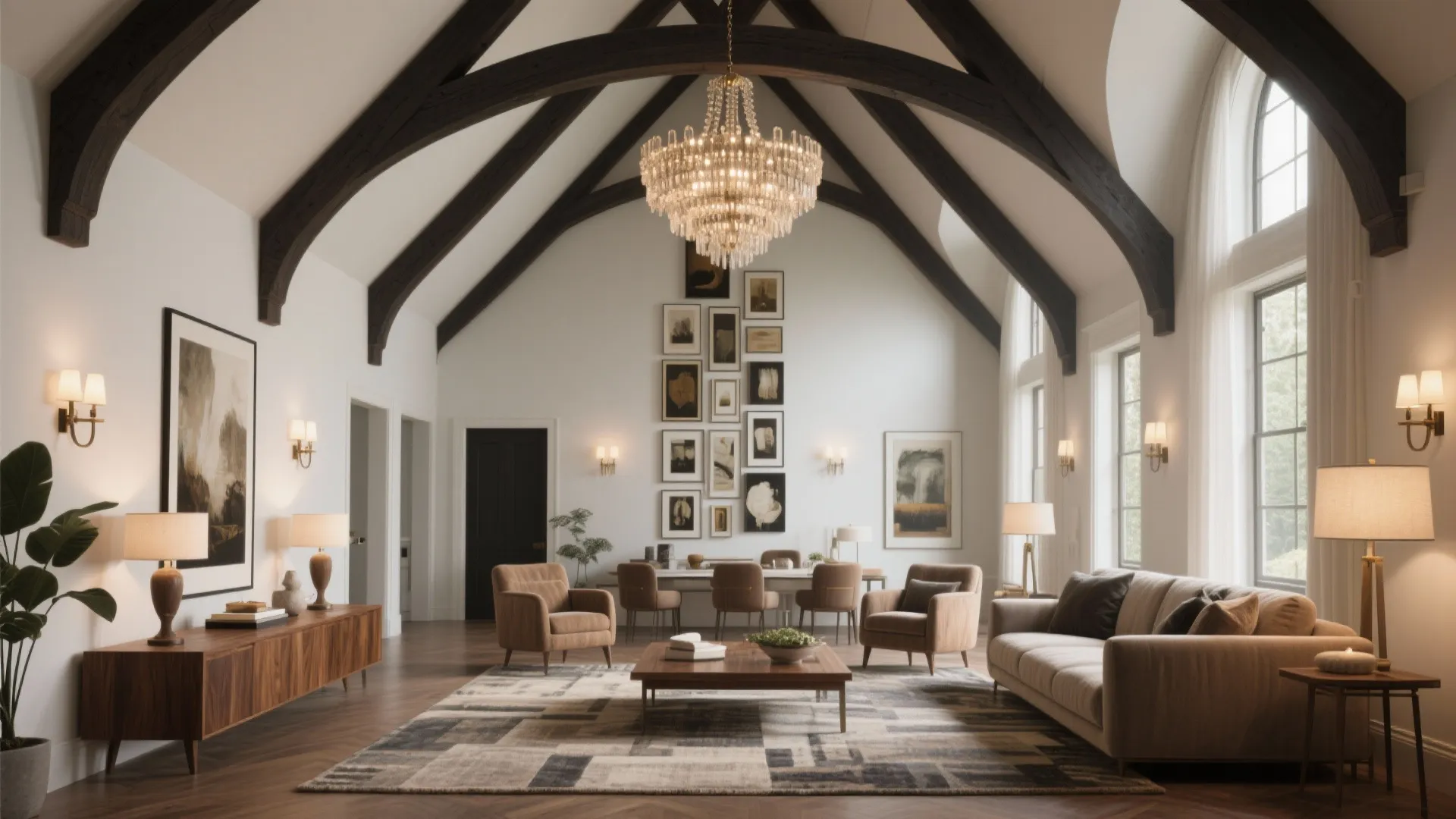5 Cathedral Ceiling Living Room Ideas: Creative small-space tricks and five practical decorating ideas for living rooms with cathedral ceilings