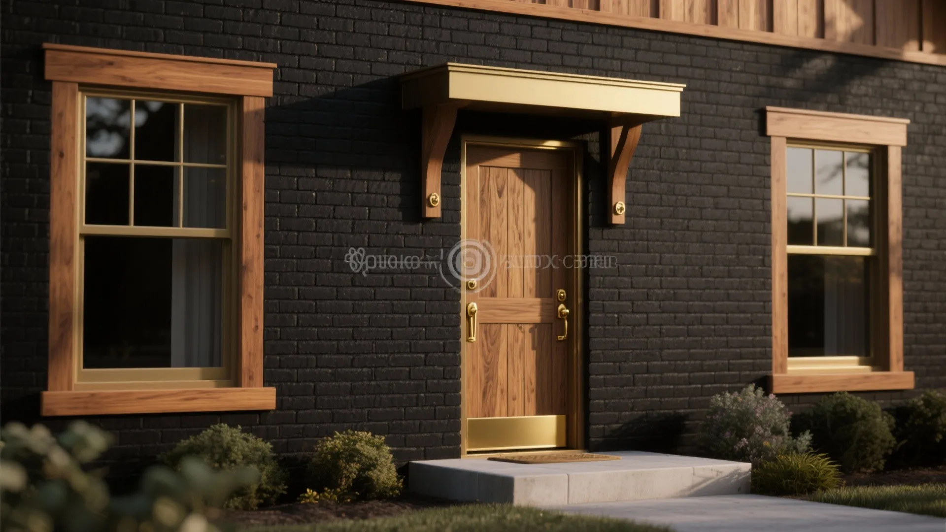 2. Warm it up with wood and warm metals