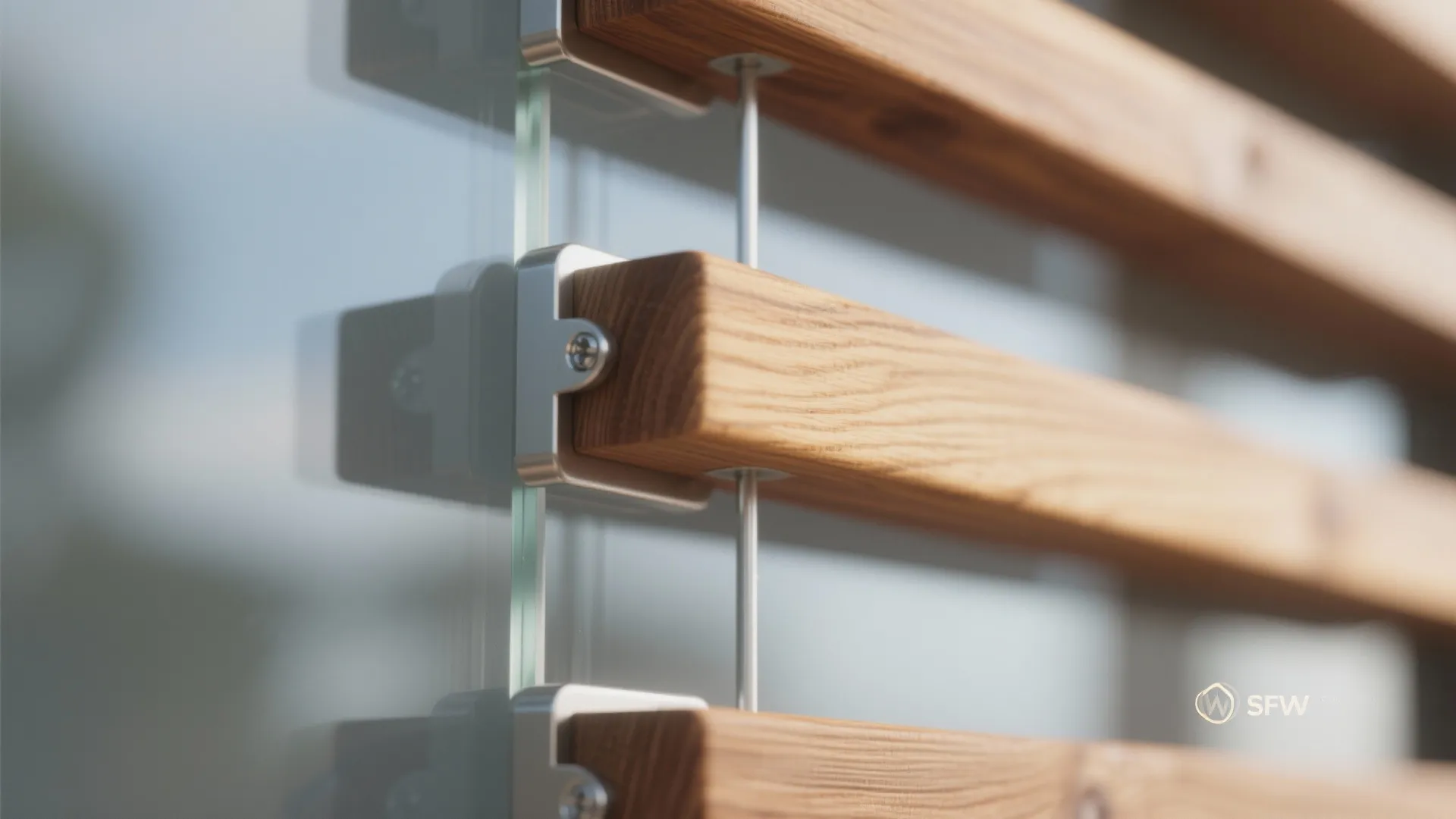 Privacy that breathes: slatted screens and frosted glass