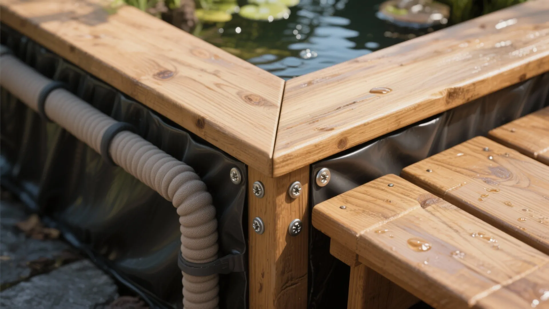 Planter Benches and Privacy Pergolas