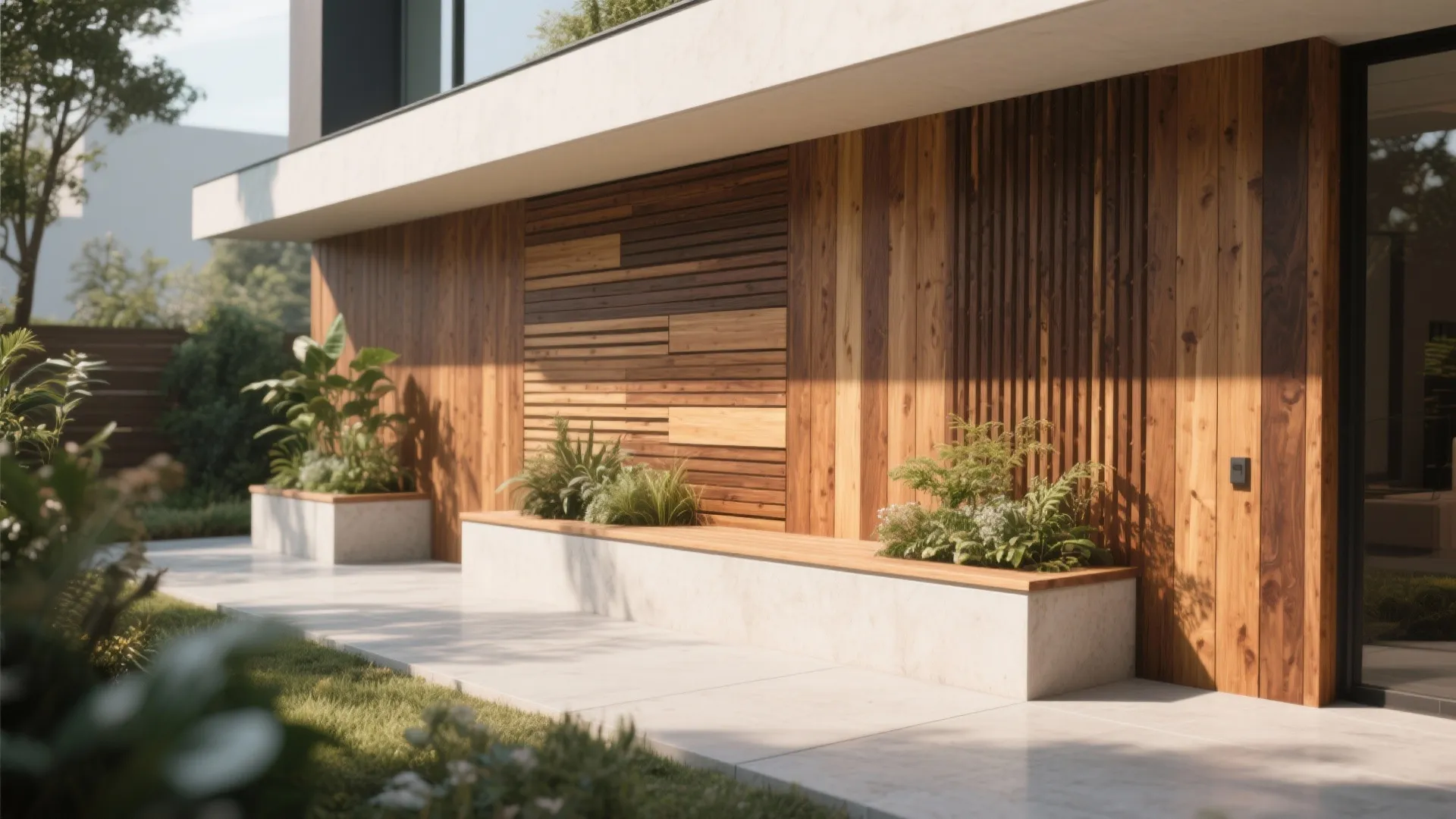 Wood Cladding for Natural Warmth