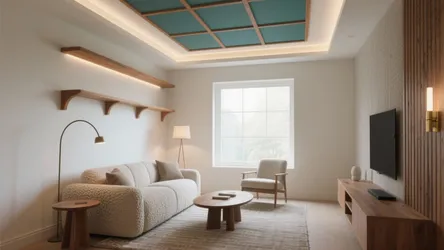 Ceiling Interior Design for Living Room: 5 Ideas