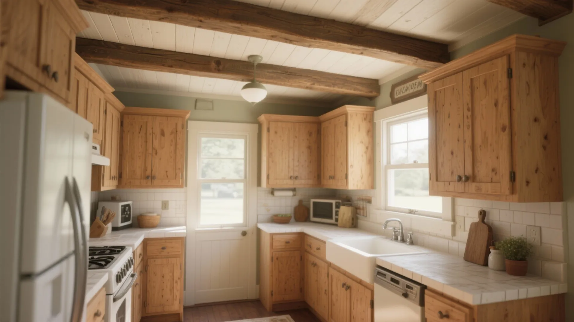 7. Exposed Ceiling Beams