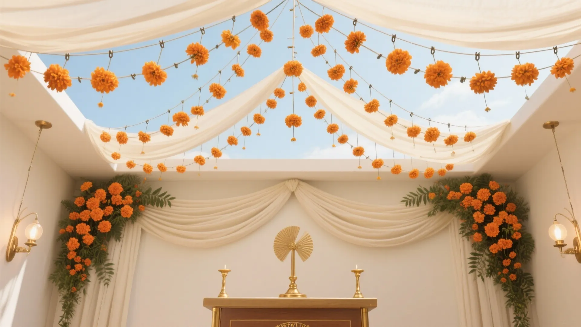 Ceiling Canopy & Floating Florals