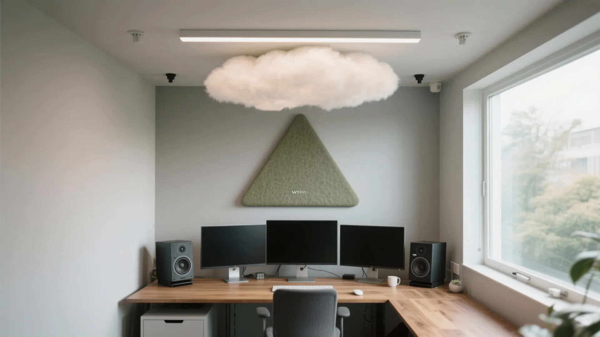 A Slim Ceiling Cloud for Flutter and Focus
