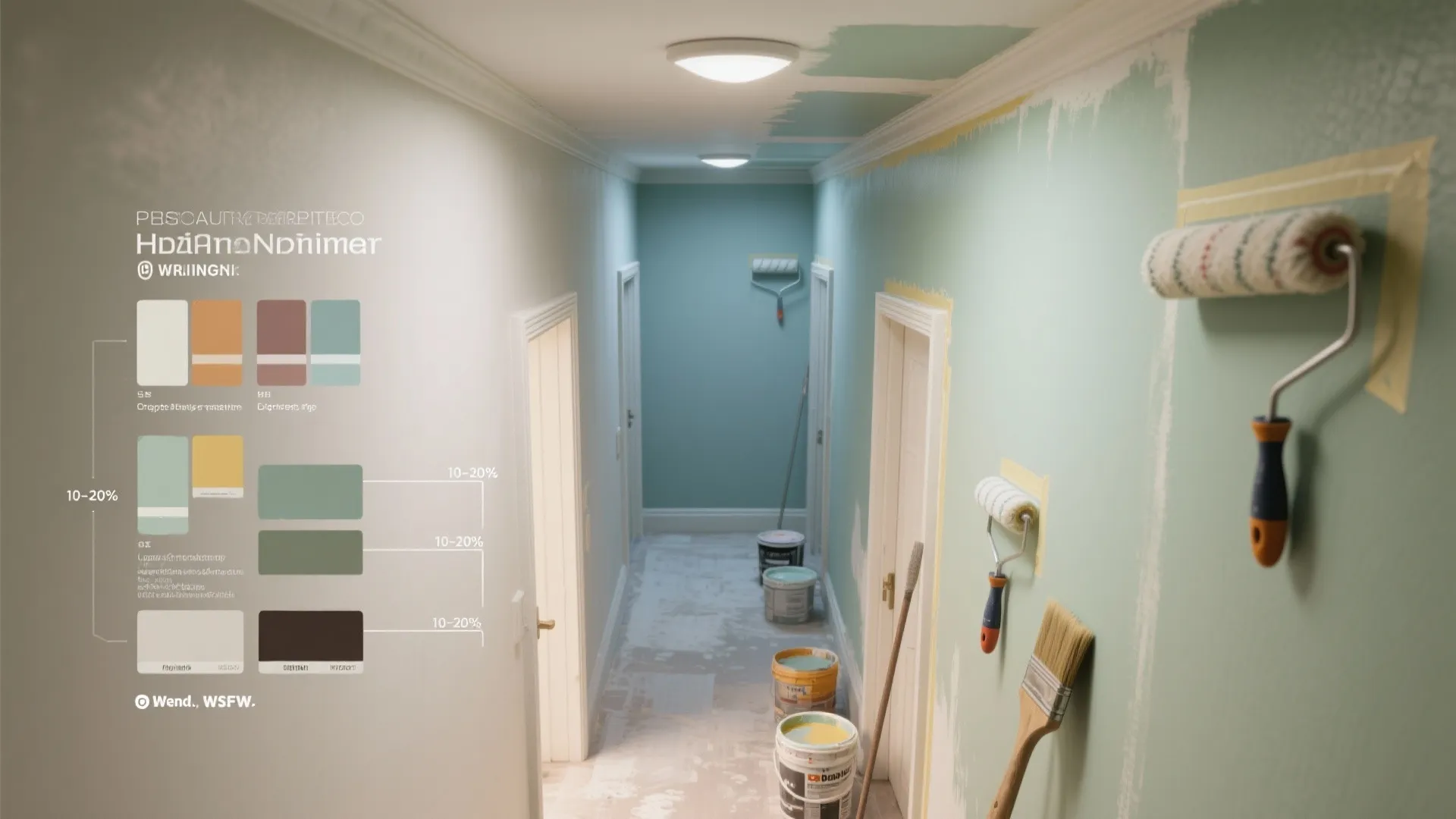 5) Ceiling and Trim Tricks: Color-Matched Envelopes