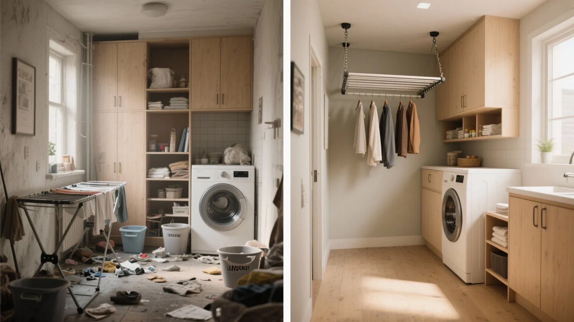 5. Ceiling Drying and Multi-Use Cabinetry