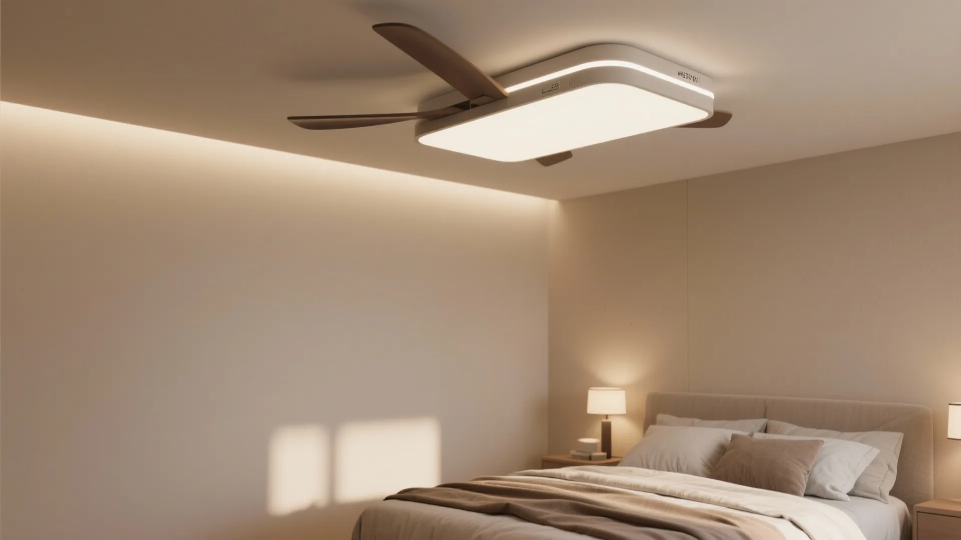 Ceiling Fans with Integrated Ambient LEDs