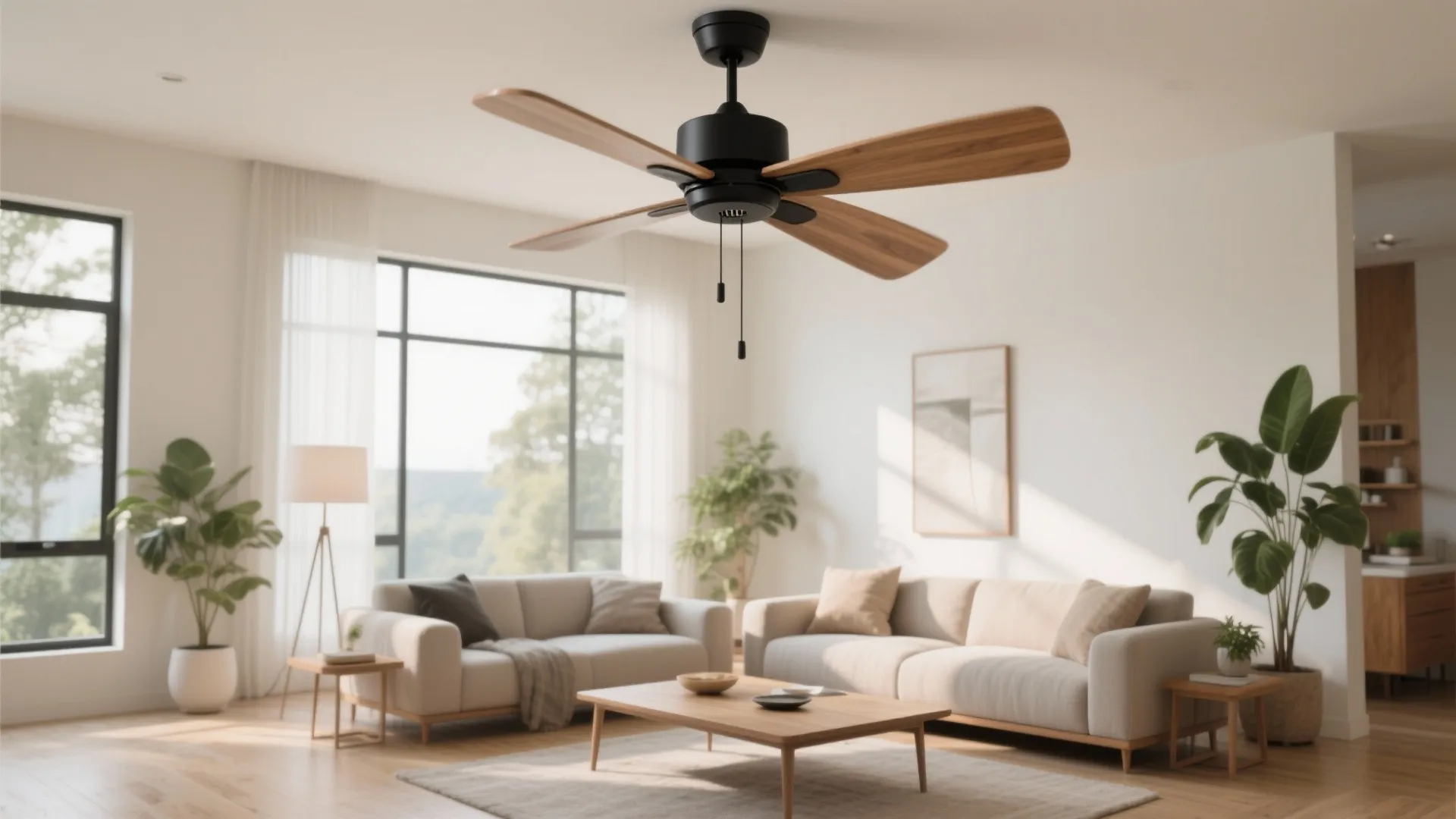 Ceiling Fan in a Room: Smart Guide to an Efficient Space: 1 Minute to Breeze-Boosting Ceiling Fan Placement