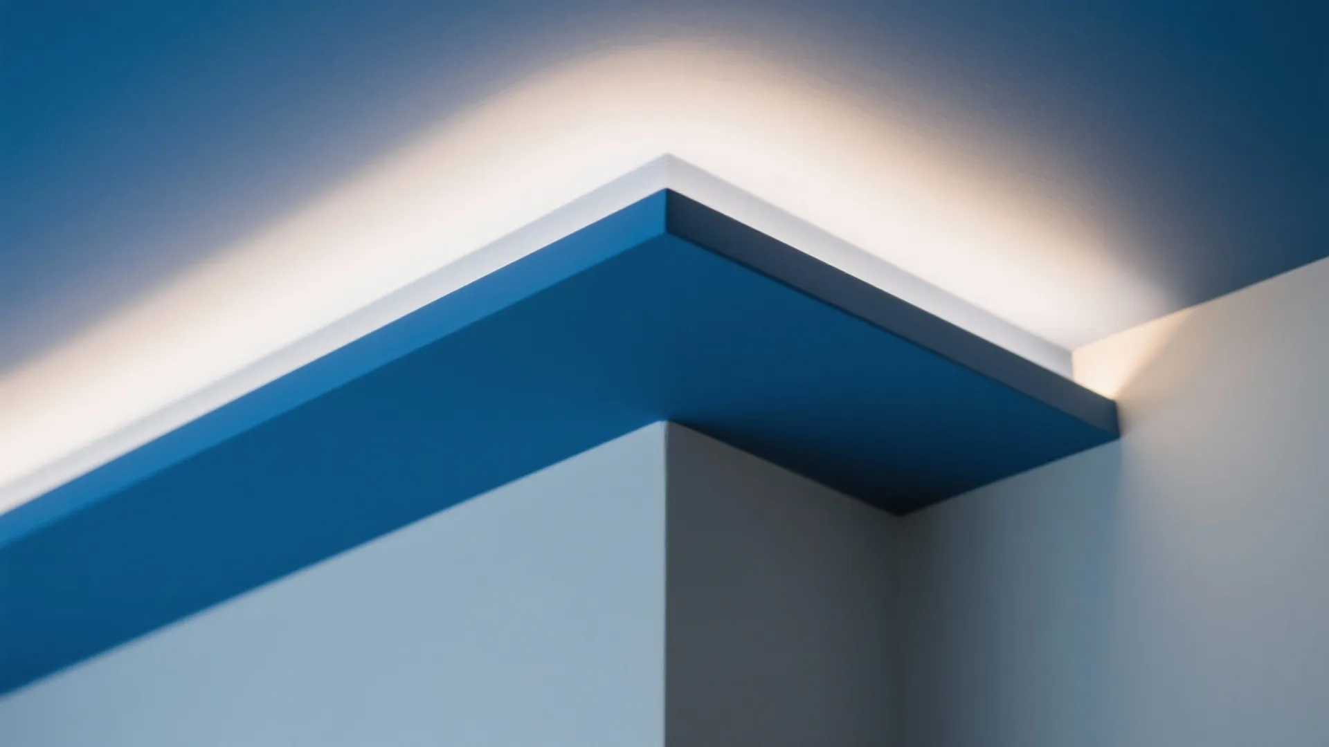 Statement Ceiling: Lighter Walls, Painted Ceiling