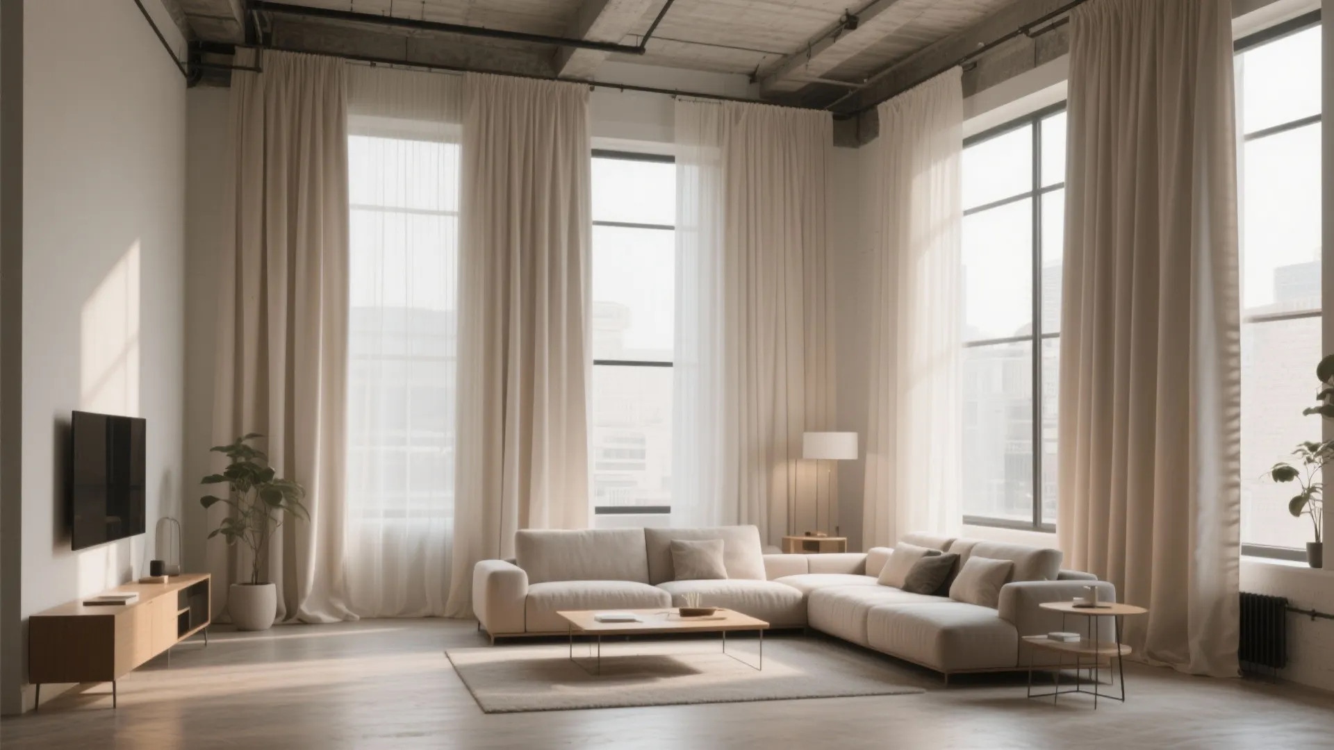 Ceiling-to-Floor Drapes