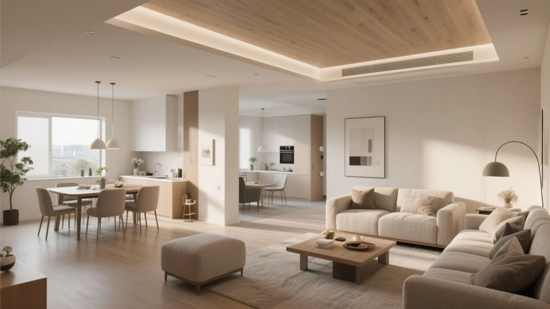 1. Zoning With Different Ceiling Heights