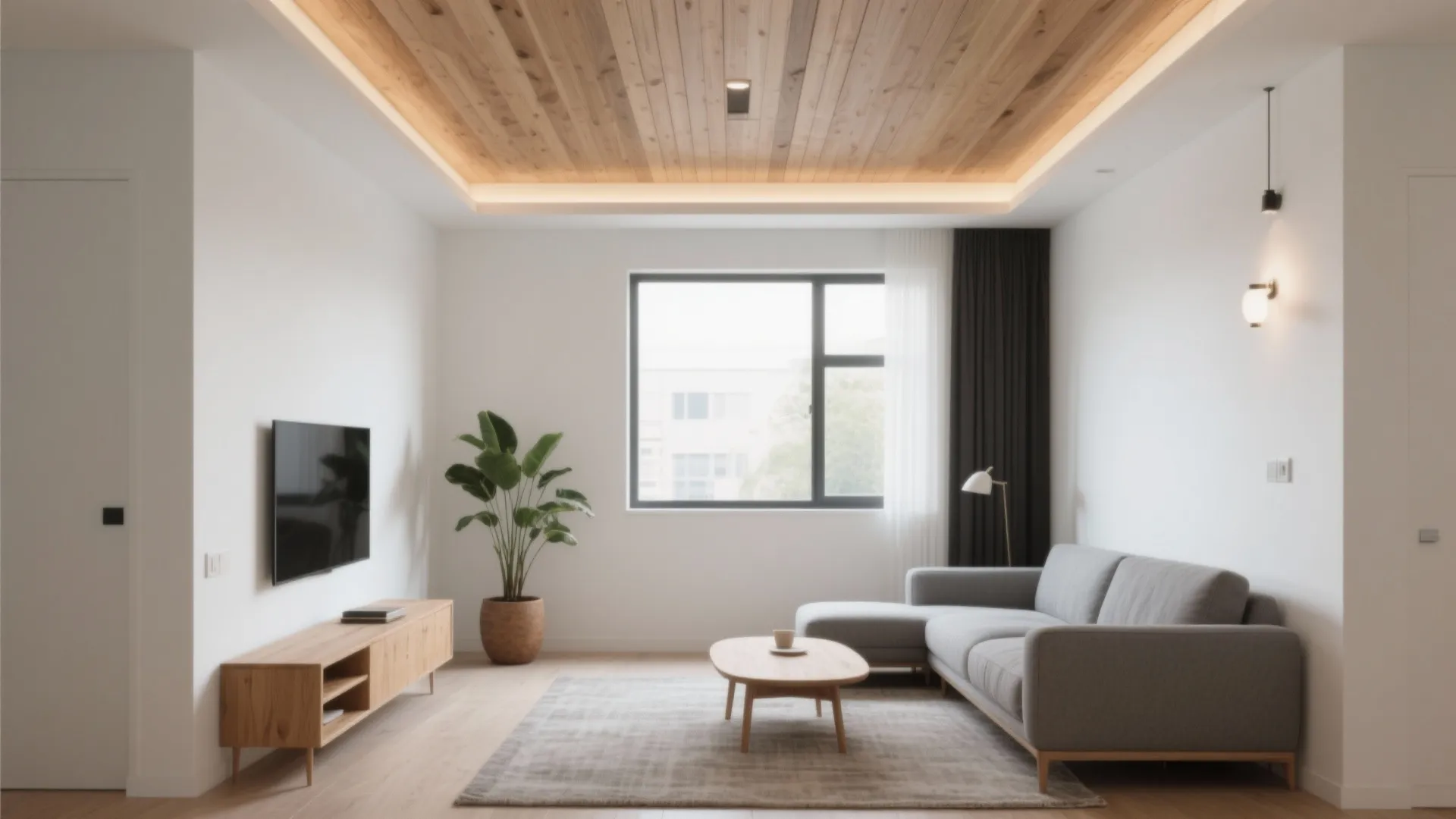 5 Modern Wooden Ceiling Design Ideas for Living Room: Small spaces, big ideas: my proven ways to modernize your living room ceiling with wood
