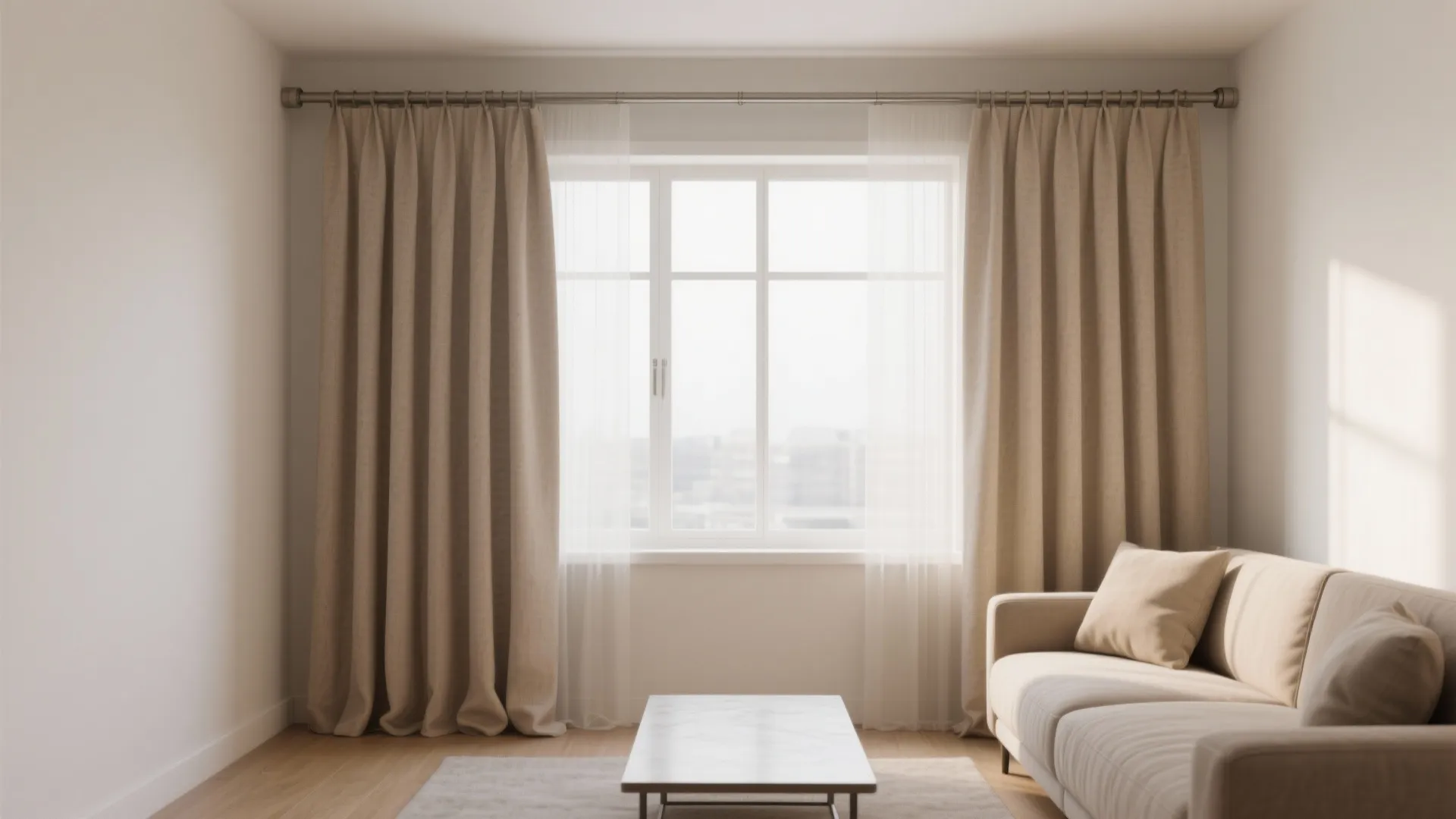 Ceiling-High Mounting with Skimming-Length Panels