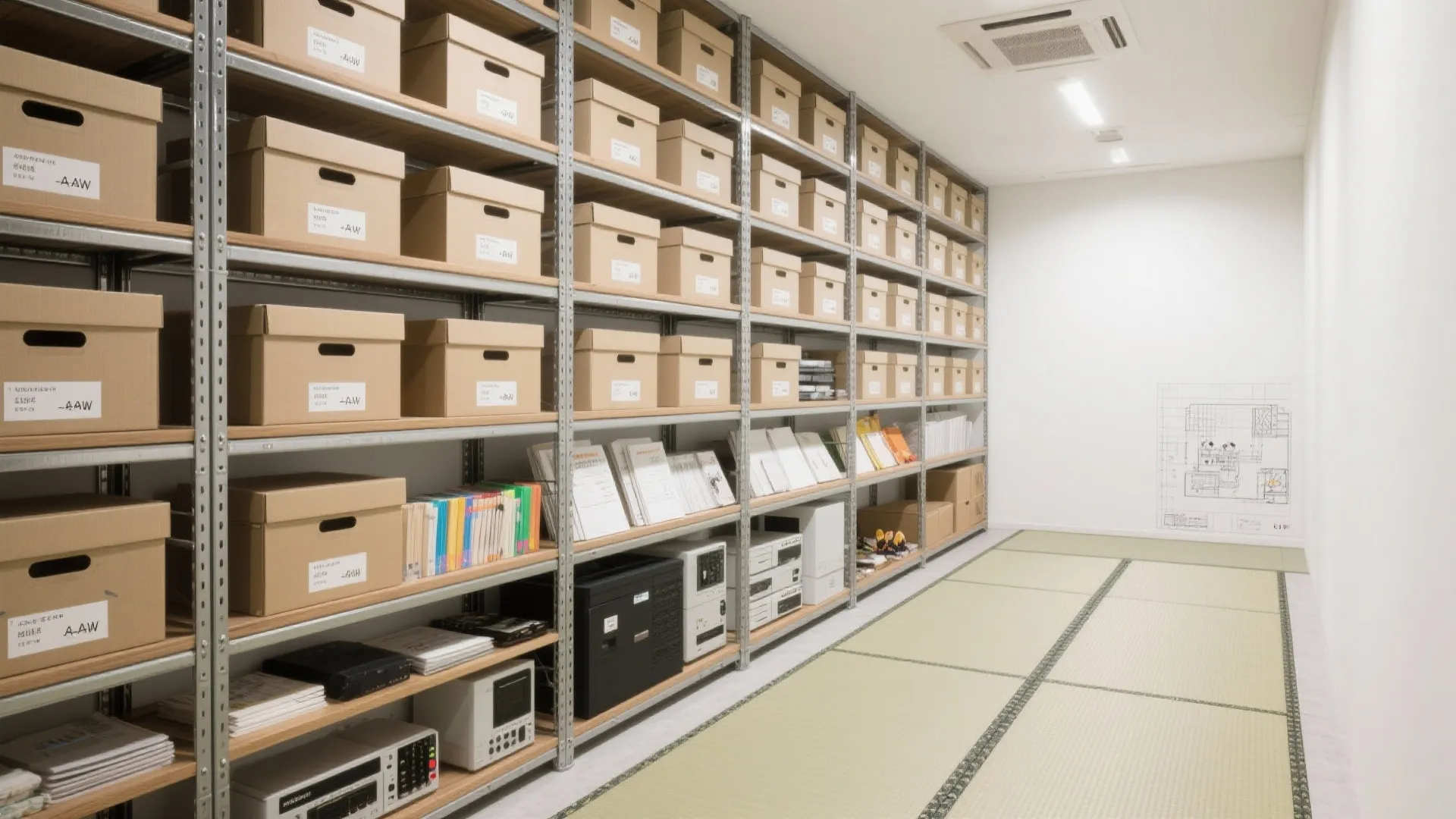 Tips 3: 書類と機材の収まりを“高さ”で解決（収納技巧＋東京）