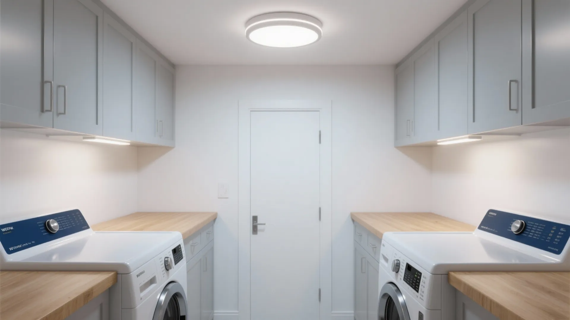 Idea 1: Low-profile ceiling LEDs for clean, even ambient light