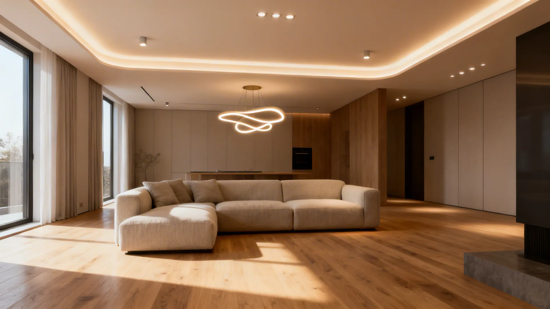 5 Ceiling LED Light Ideas for Living Rooms