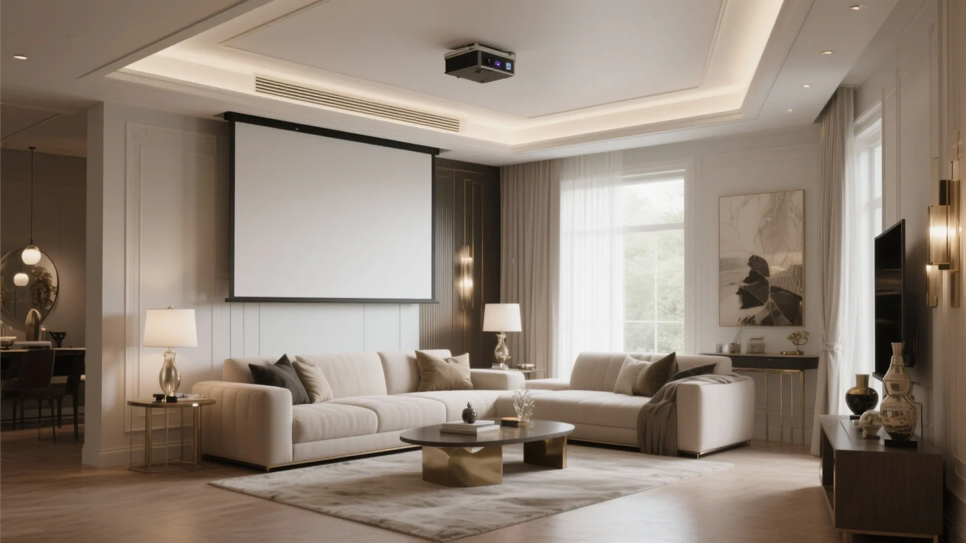 7. Ceiling Recessed Projector Lift