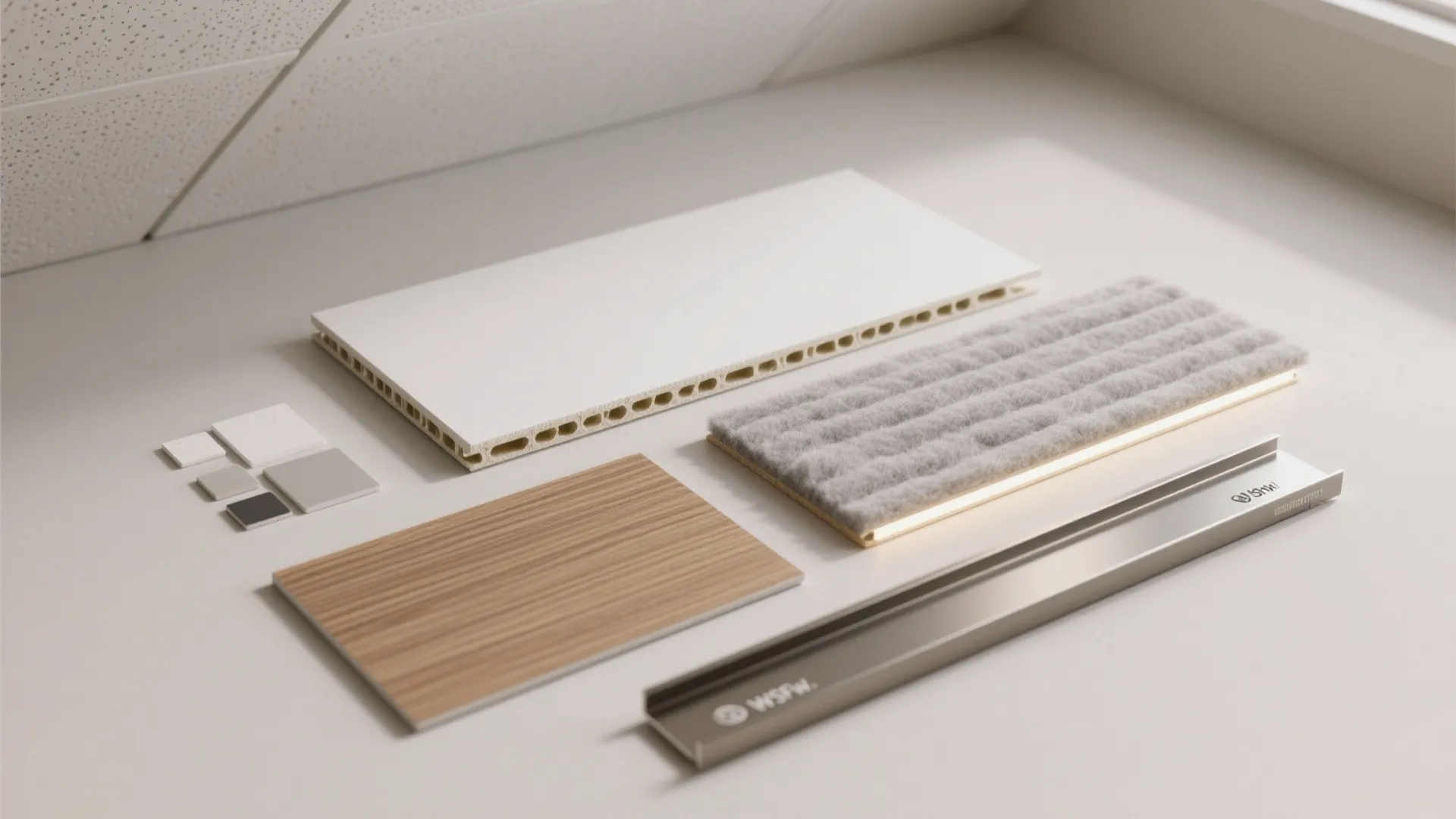 3) Dual-Tone Ceiling: Light + Wood Accent