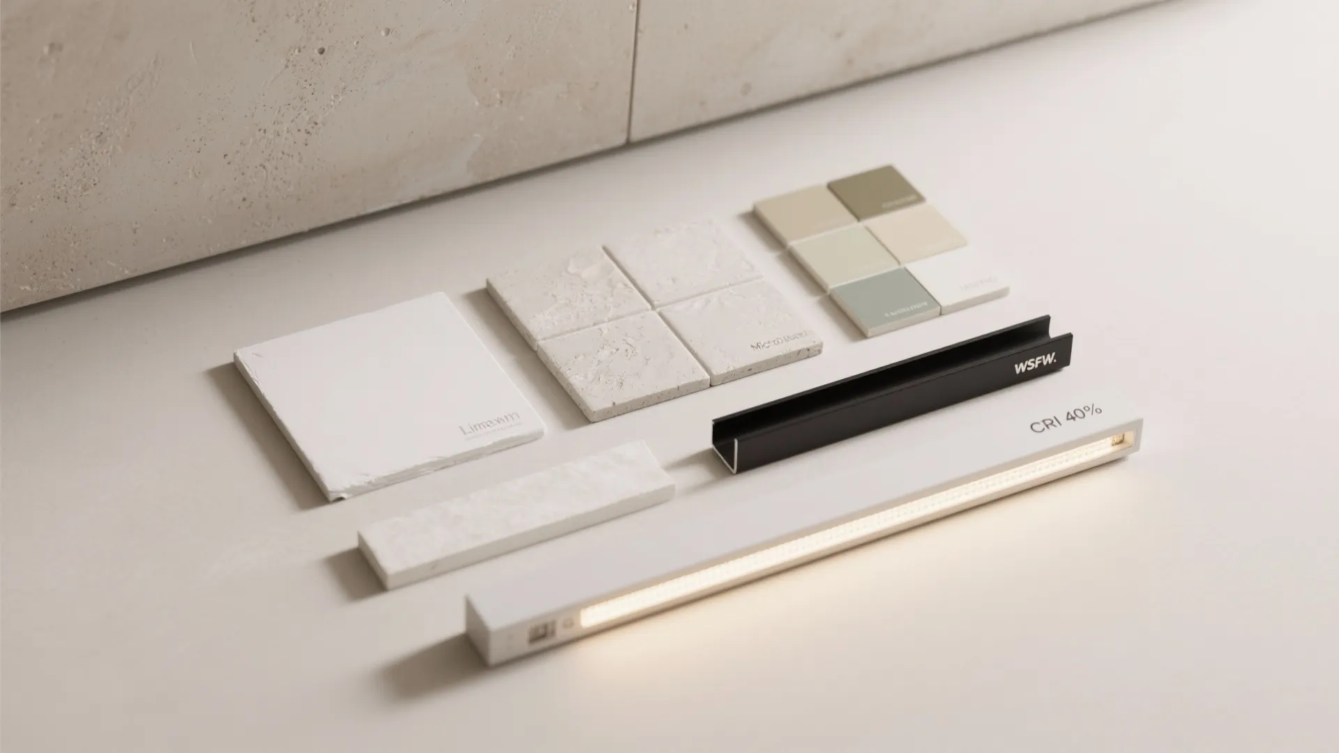 Textured Plaster or Microcement for Tactile Warmth