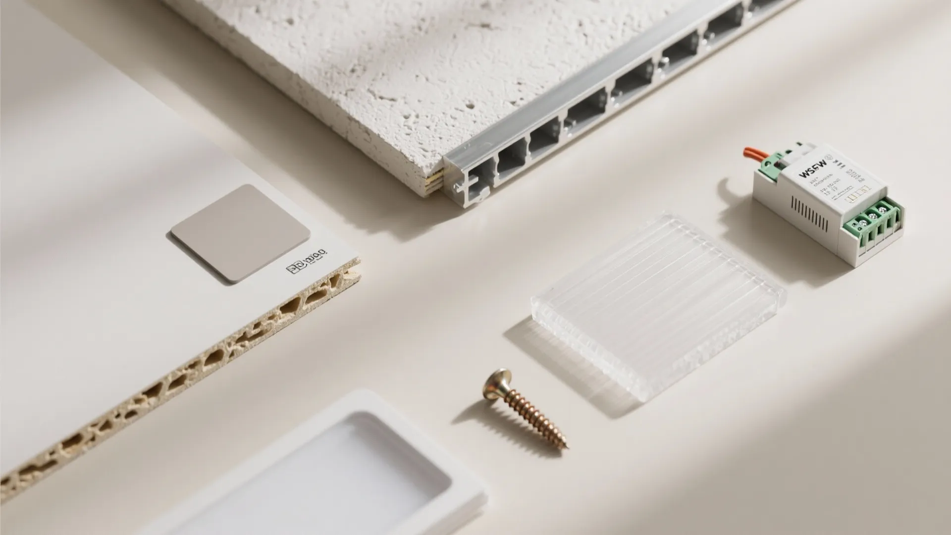 Moisture-resistant gypsum with concealed access panels