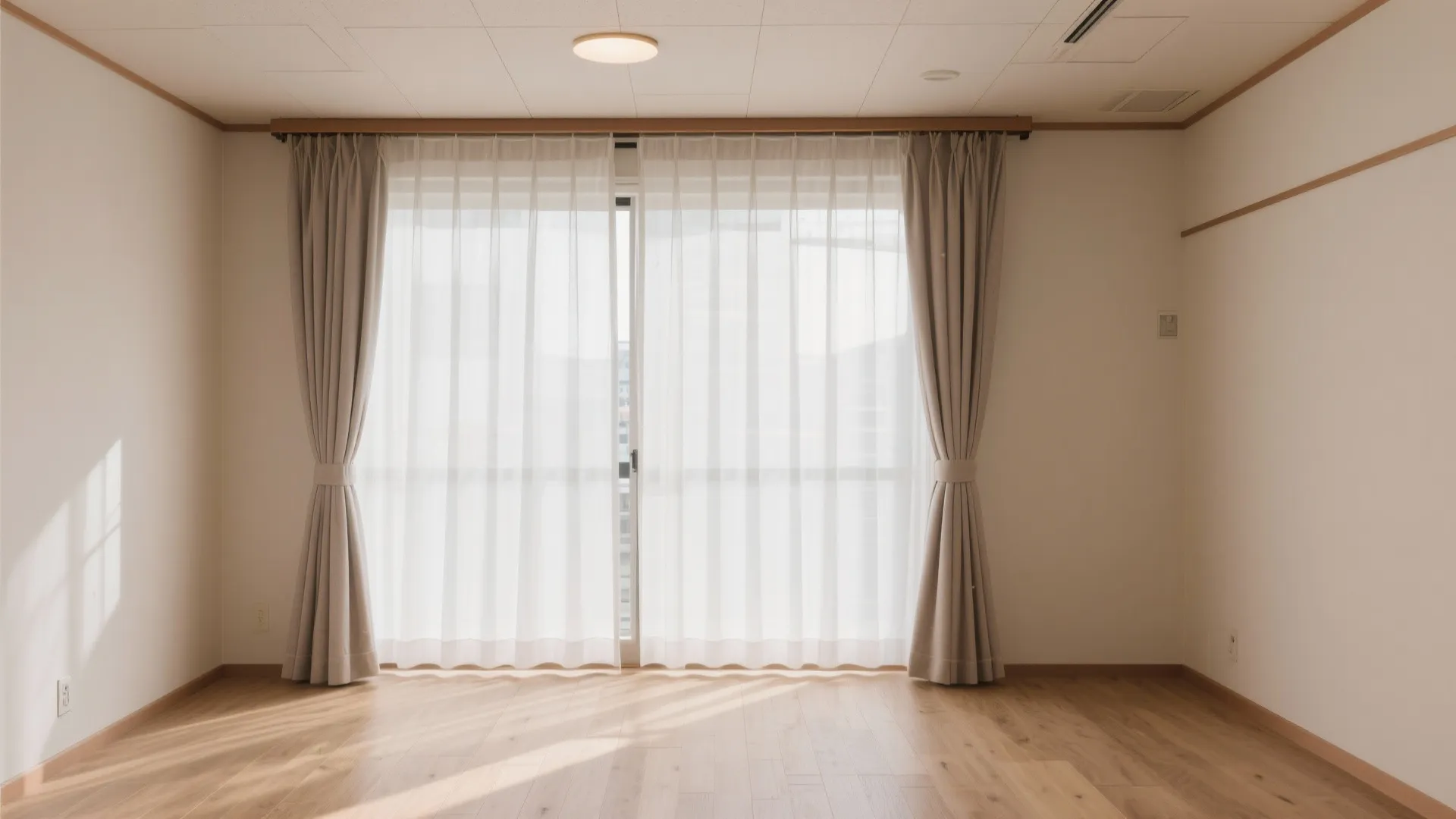 Tips 6: カーテンは天井付け＋フルレングスで天井高を底上げ（东京・大阪共通）