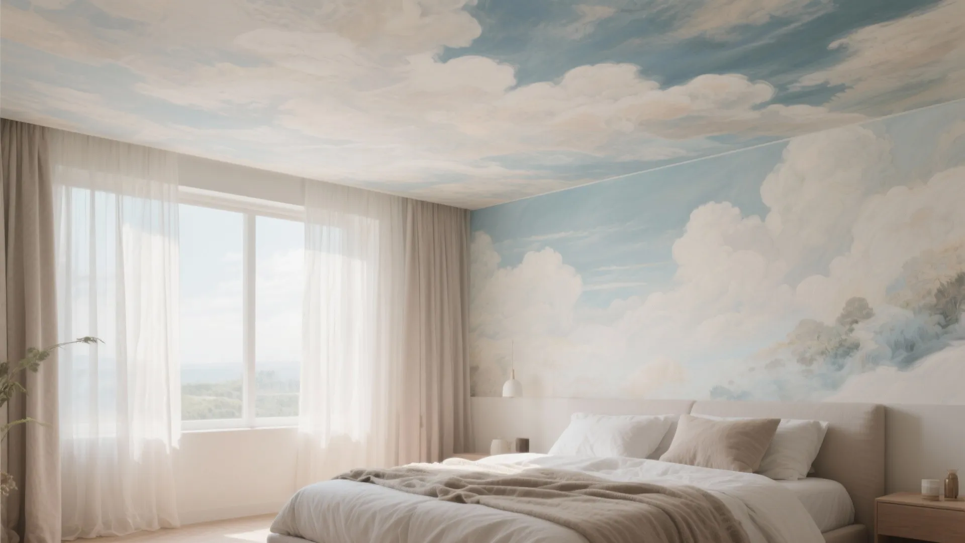Artistic Ceiling Mural
