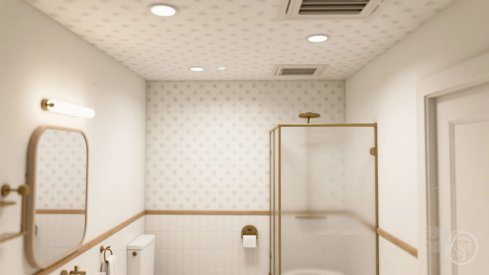 5) The Fifth Wall: Wallpaper the Ceiling