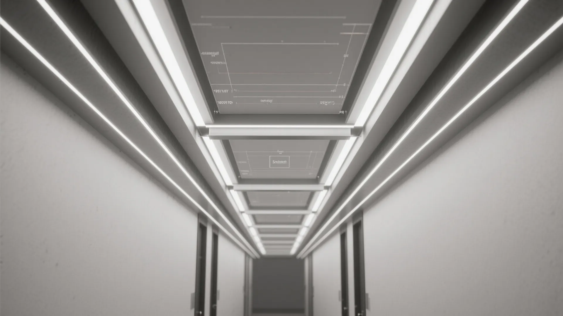 Layered Ceiling Profiles with Hidden LEDs