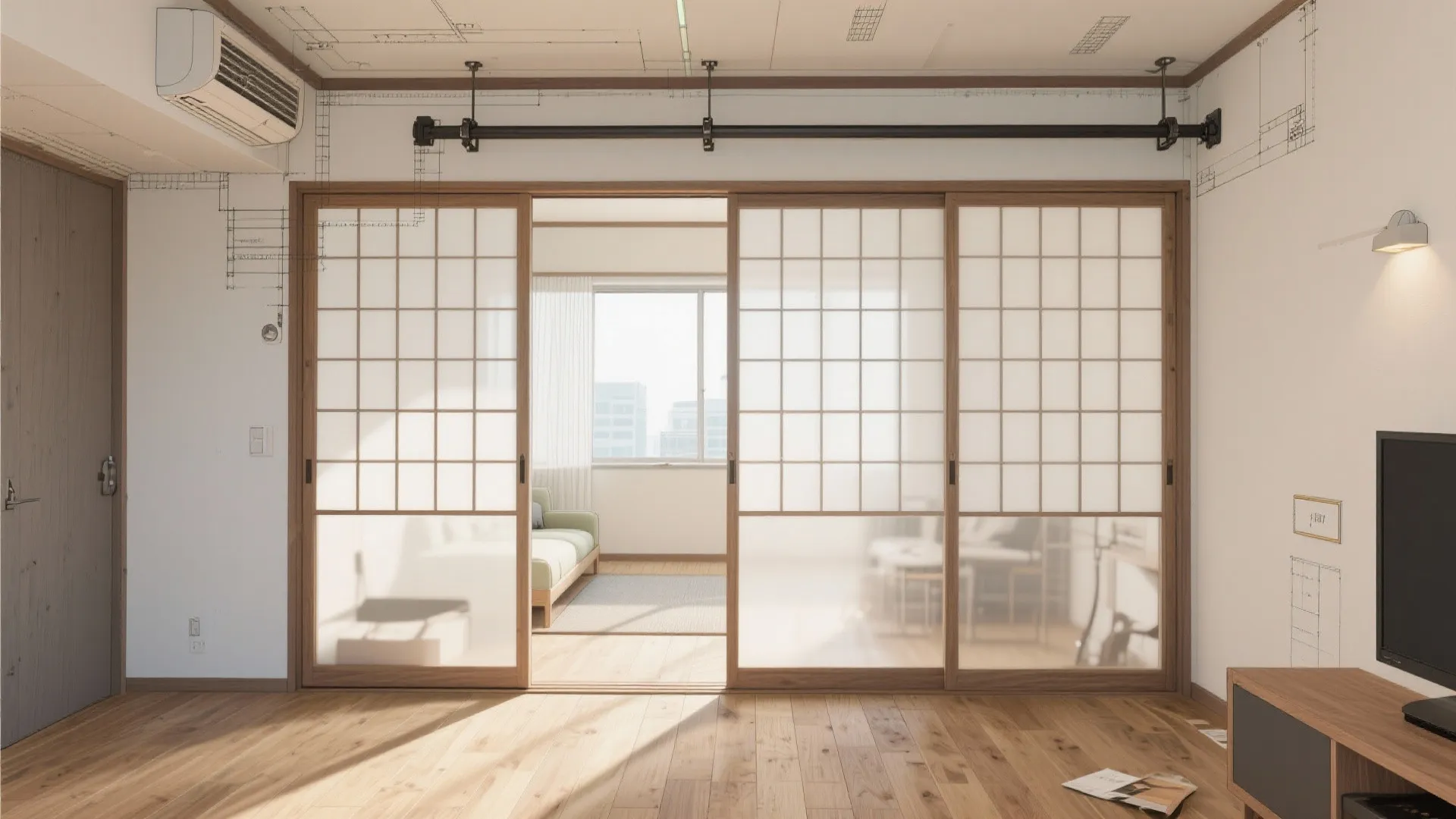 Tips 5: 将来の可変性を“建具”で担保する｜1LDKを2室化できる日式の仕掛け